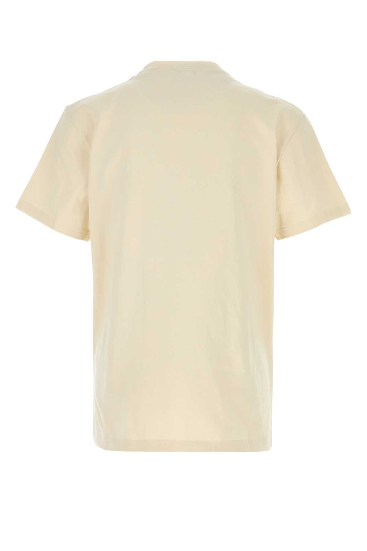 Alexander McQueen Cream Cotton T-Shirt Size US XL / EU 56 / 4 - 2 Thumbnail