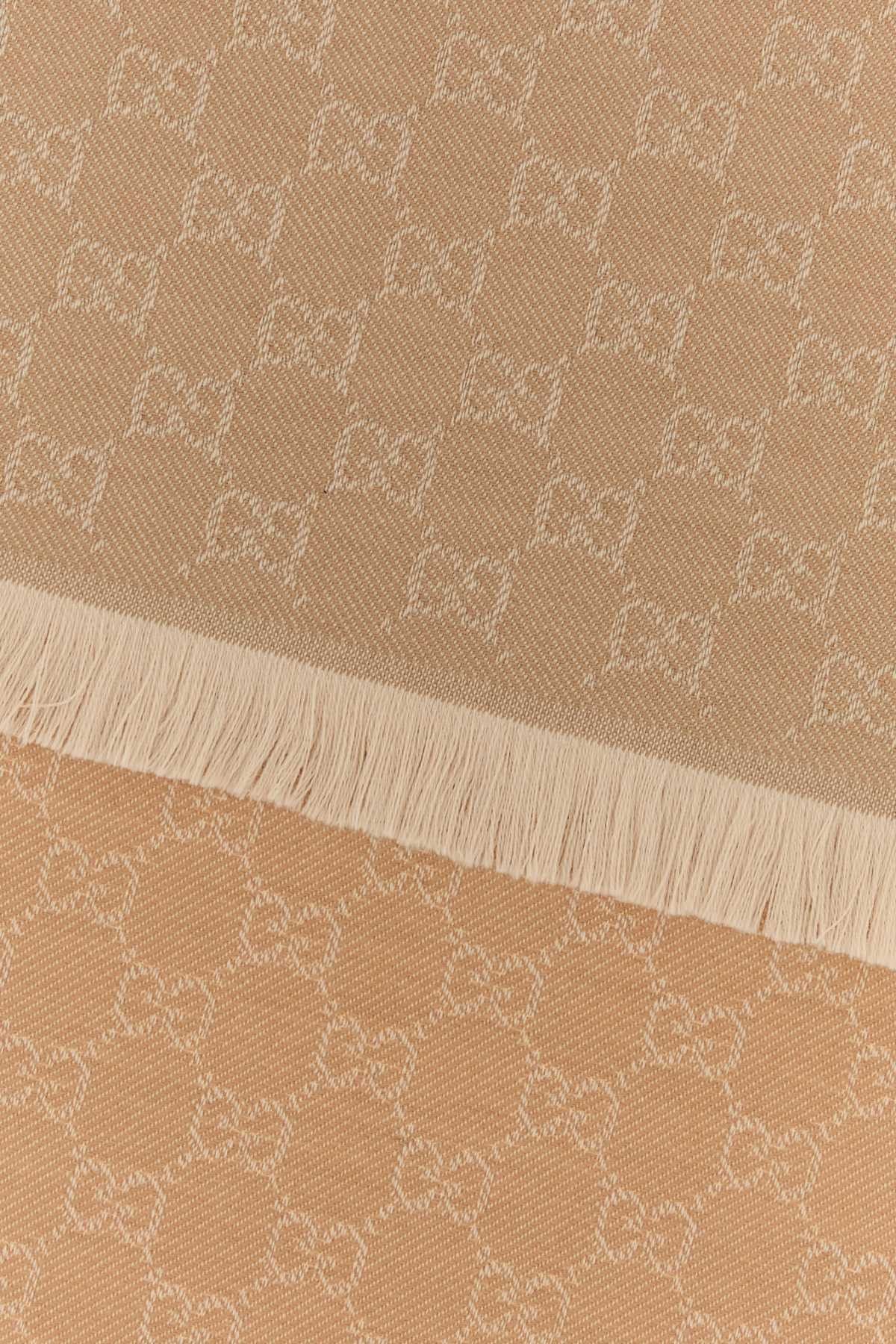 Gucci Embroidered Wool Scarf Size ONE SIZE - 2 Thumbnail
