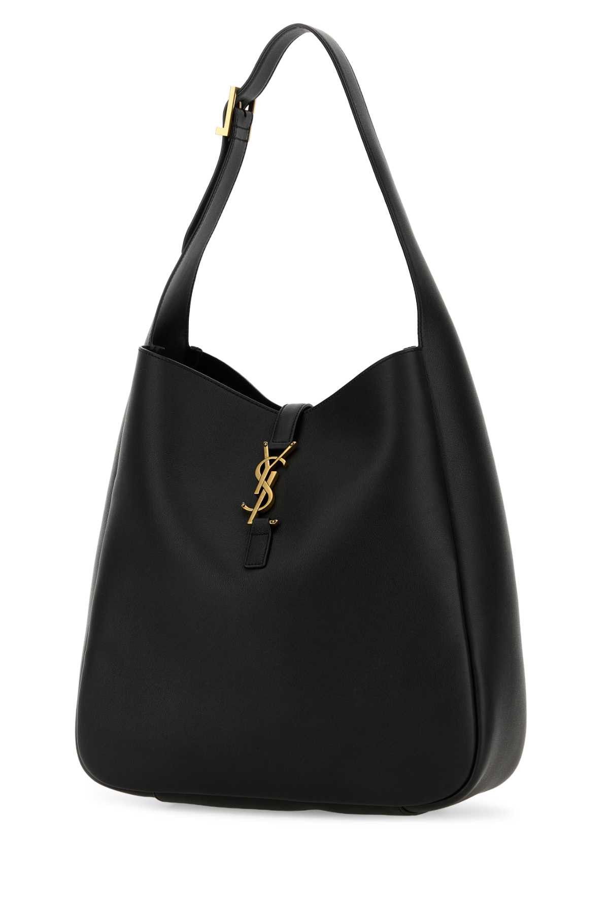 Saint Laurent Paris Black Leather Large Le 5 Ã 7 Shoulder Bag Size ONE SIZE - 2 Thumbnail