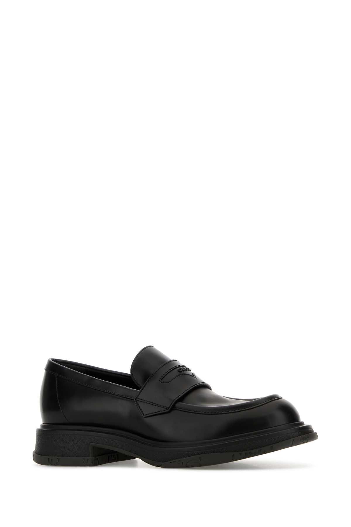 Gucci Black Leather Loafers Size US 8.5 / EU 41-42 - 2 Thumbnail