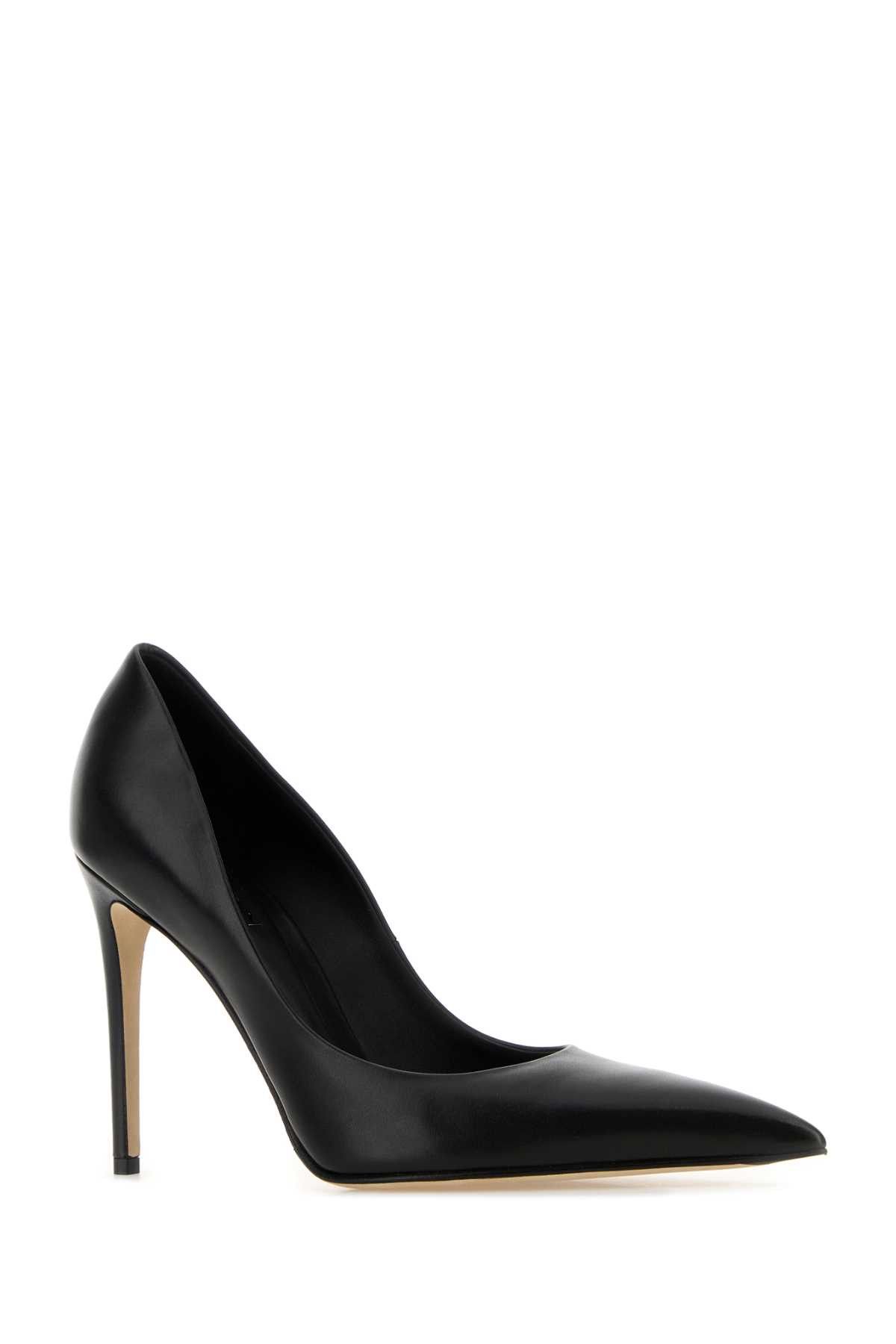 Alexander McQueen Black Leather Pumps Size US 6 / IT 36 - 2 Thumbnail