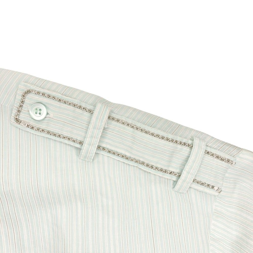 Other Other PESERICO Stripe Sheer Blouse Textile Tops DUTY FREE for USA Size ONE SIZE - 5 Thumbnail