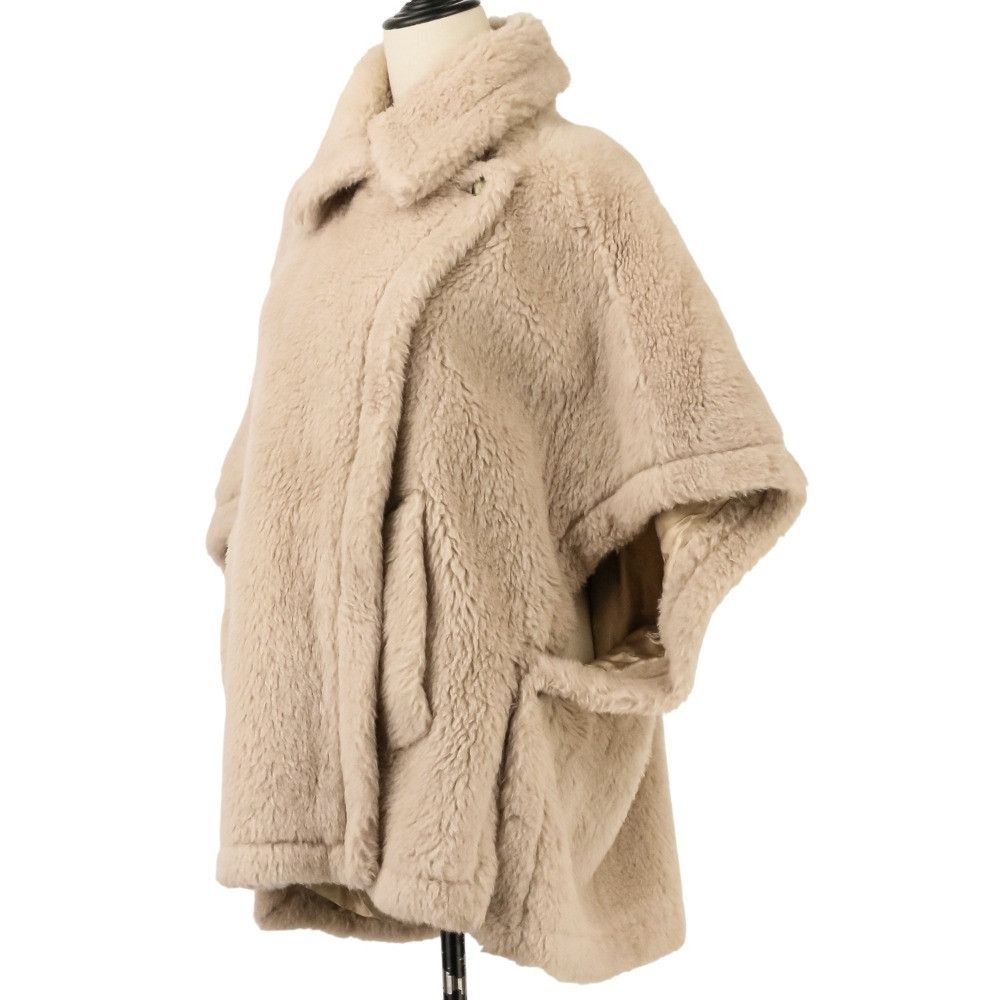 Max Mara Max Mara Max Mara Teddy Bear Wool Cape Fur Outerwear 23473619336 DUTY FREE for USA Size ONE SIZE - 2 Thumbnail