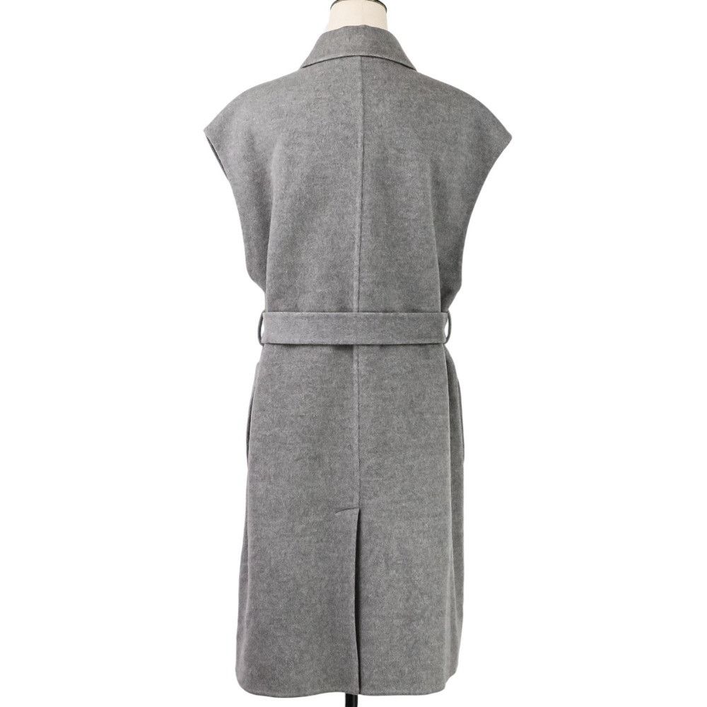 Hermes Hermes Hermès Belted Cashmere Long Gilet38 Textile Tops DUTY FREE for USA Size ONE SIZE - 4 Thumbnail