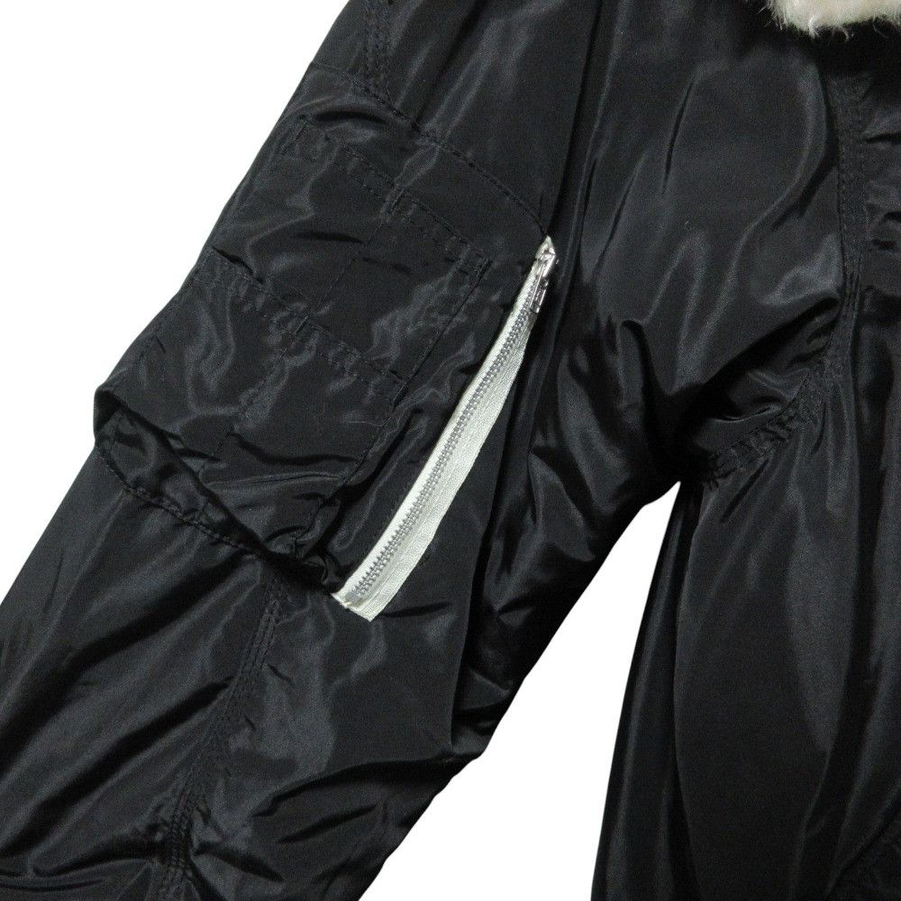 Other Other OMMO LONG MA-1 BALLOON CT Shearling Hooded Coat Textile Outerwear DUTY FREE for USA Size ONE SIZE - 6 Thumbnail