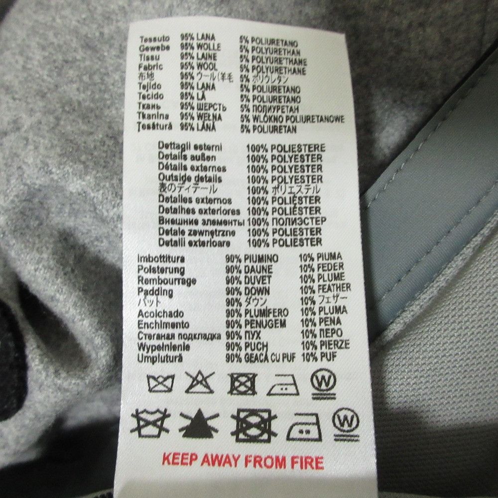 Other Other GEOX NORD PLUS Wool Down Coat Textile Outerwear DUTY FREE for USA Size ONE SIZE - 10 Thumbnail