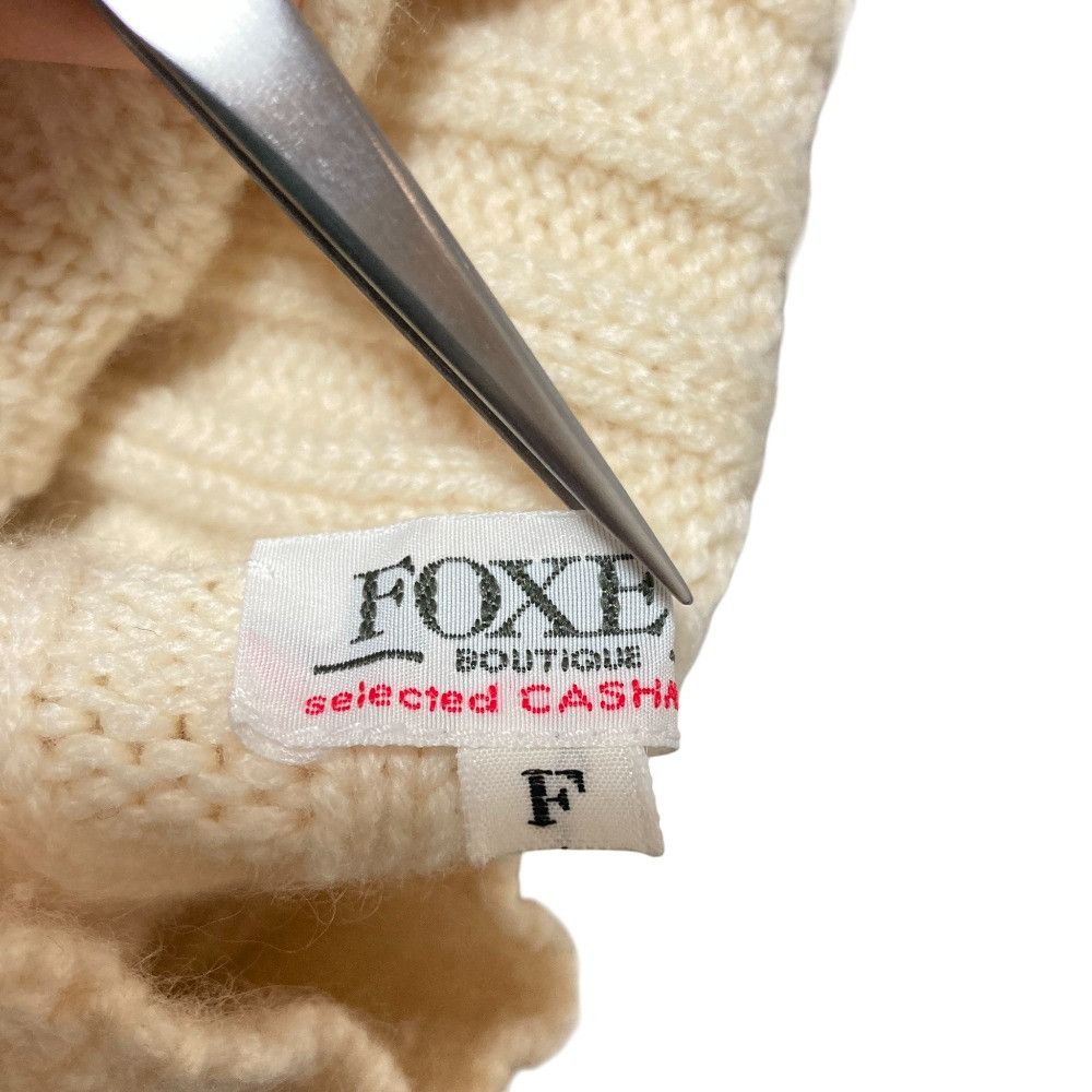 Other Other FOXEY Fox Fur Cashmere Knit Cap Textile Hats 23084 DUTY FREE for USA Size ONE SIZE - 4 Thumbnail