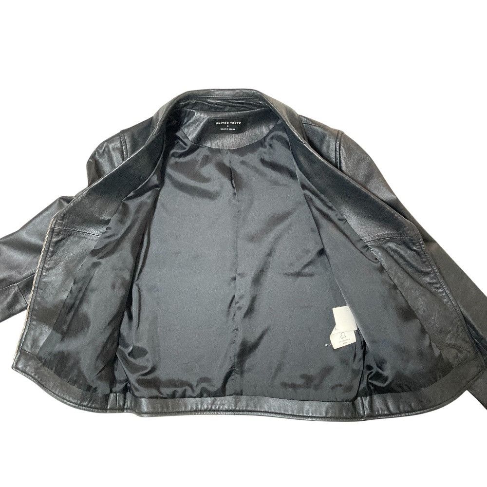 Other Other UNITED TOKYO Sheepskin Double Riders Jacket Leather Outerwear 507152004 DUTY FREE for USA Size ONE SIZE - 3 Thumbnail