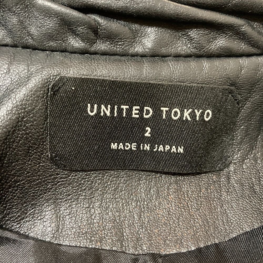 Other Other UNITED TOKYO Sheepskin Double Riders Jacket Leather Outerwear 507152004 DUTY FREE for USA Size ONE SIZE - 5 Thumbnail