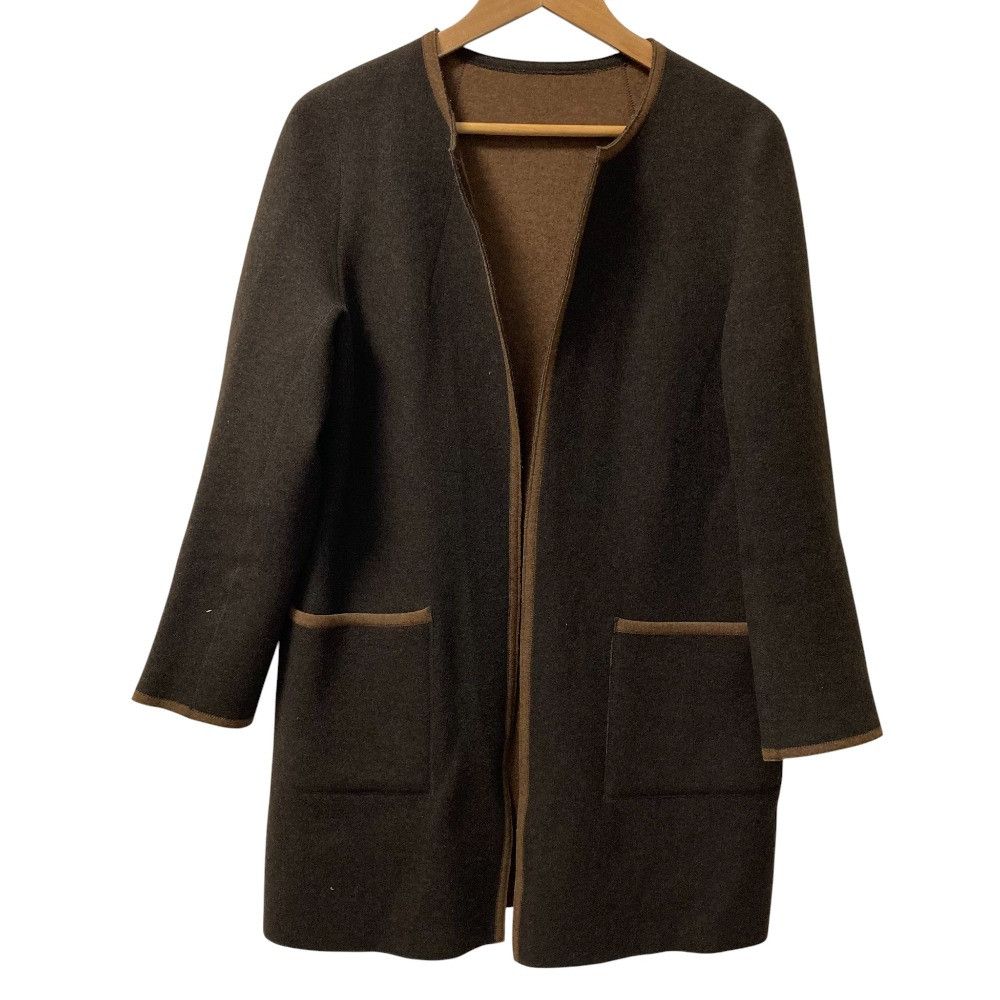 Other Other Factelier Melton Reversible Coat Textile Outerwear DUTY FREE for USA Size ONE SIZE - 2 Thumbnail