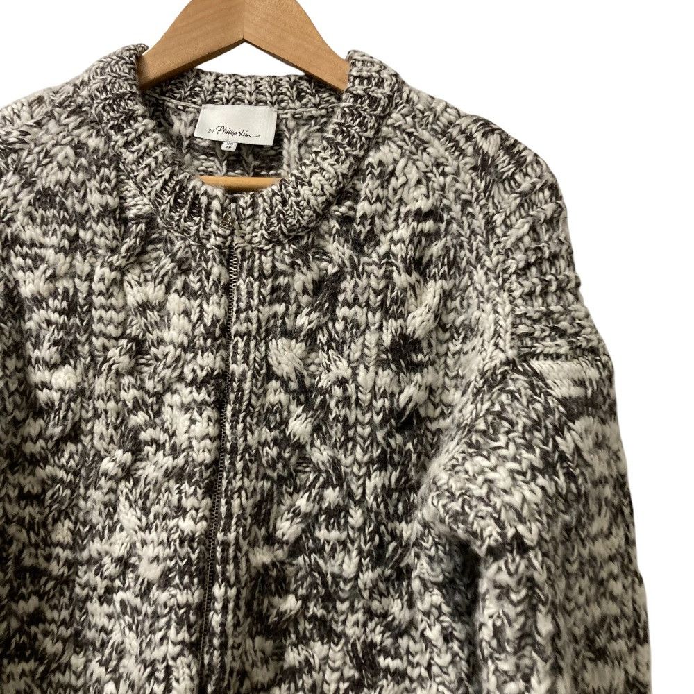 Other Other 3.1 Phillip Lim Wool Cable Knit Zip Jacket Textile Outerwear DUTY FREE for USA Size ONE SIZE - 2 Thumbnail