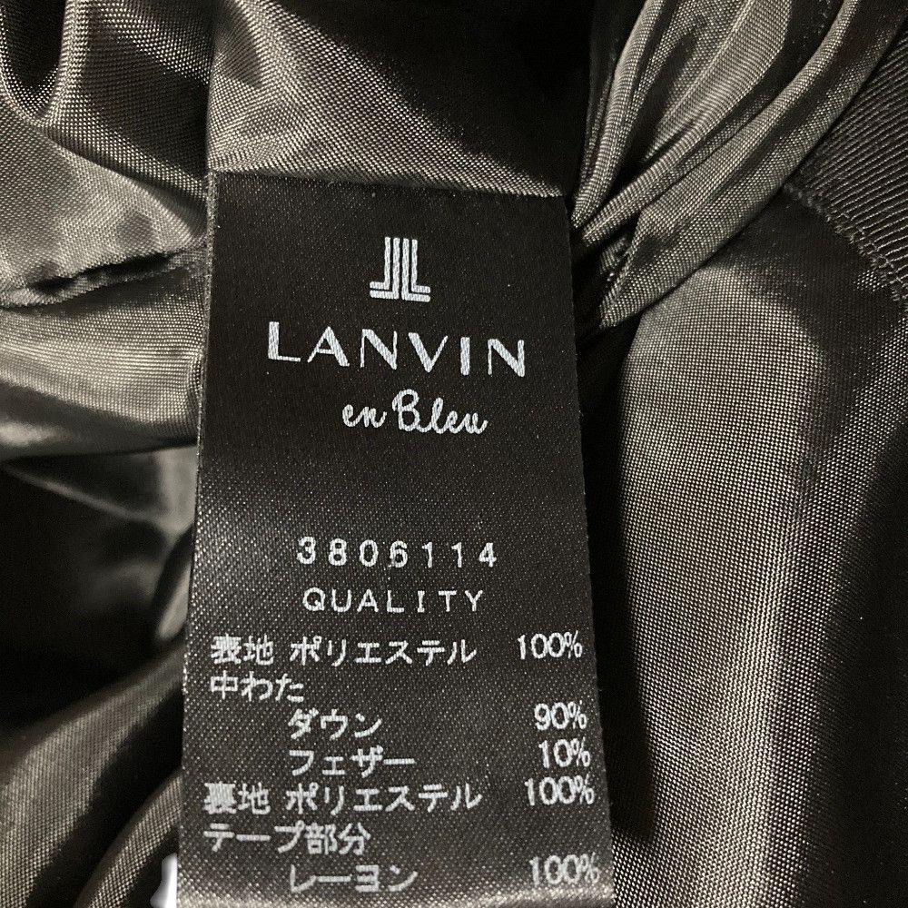 Lanvin Lanvin LANVIN en Bleu Lace Raccoon Fur Long Down Coat Textile Outerwear DUTY FREE for USA Size ONE SIZE - 11 Thumbnail