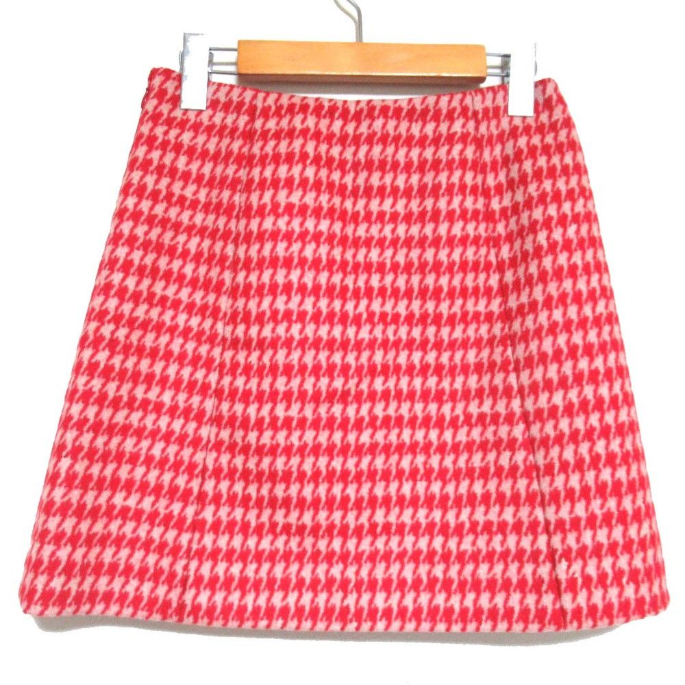 Prada Prada Prada Houndstooth Virgin Wool Skirt Textile Skirts DUTY FREE for USA Size ONE SIZE - 2 Thumbnail