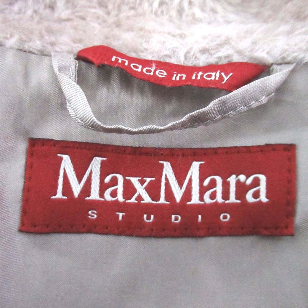 Max Mara Max Mara Max Mara Studio Alpaca Shaggy Hooded Coat Fur Outerwear DUTY FREE for USA Size ONE SIZE - 8 Thumbnail