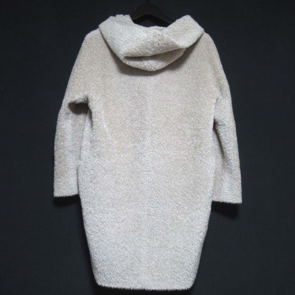 Max Mara Max Mara Max Mara Studio Alpaca Shaggy Hooded Coat Fur Outerwear DUTY FREE for USA Size ONE SIZE - 2 Thumbnail