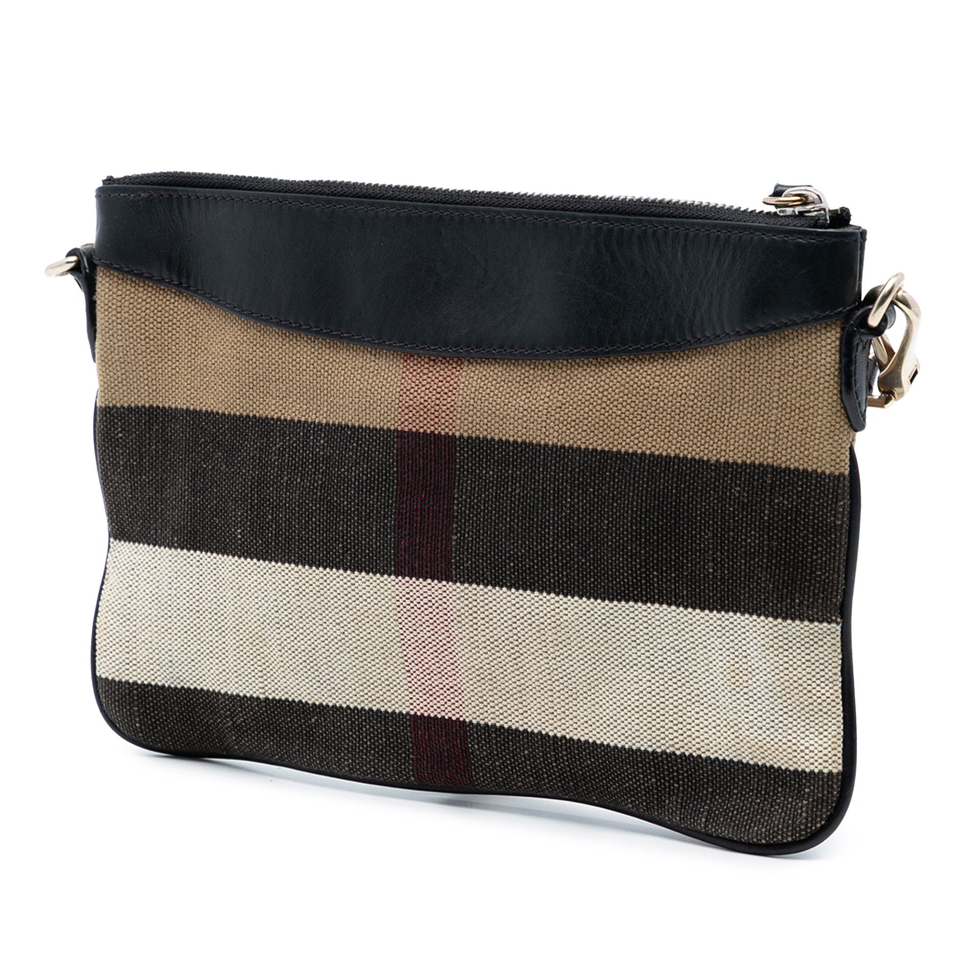 Burberry Burberry Mega Check Canvas Peyton Crossbody Size ONE SIZE - 2 Thumbnail