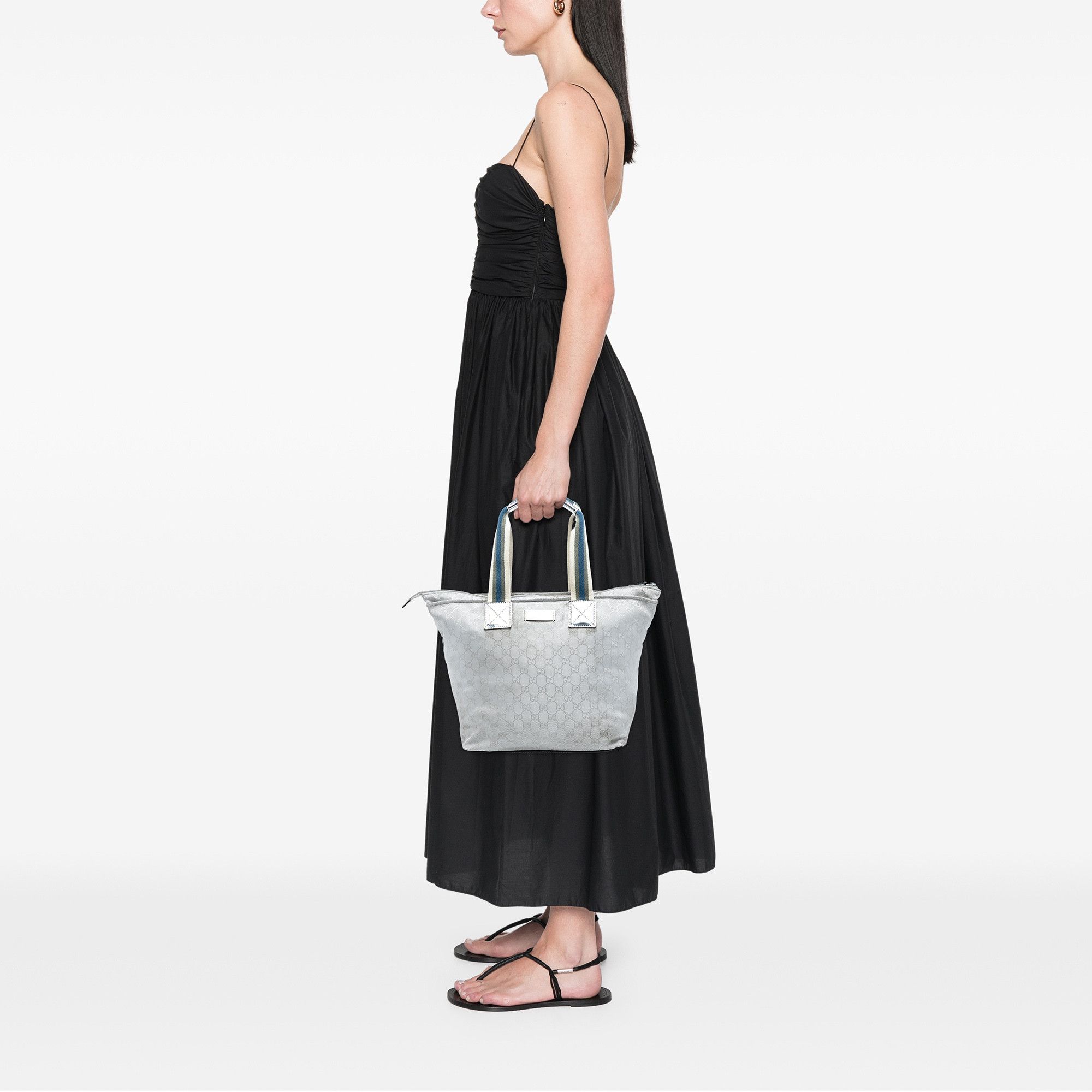 Gucci Gucci GG Canvas Web Tote Size ONE SIZE - 7 Thumbnail