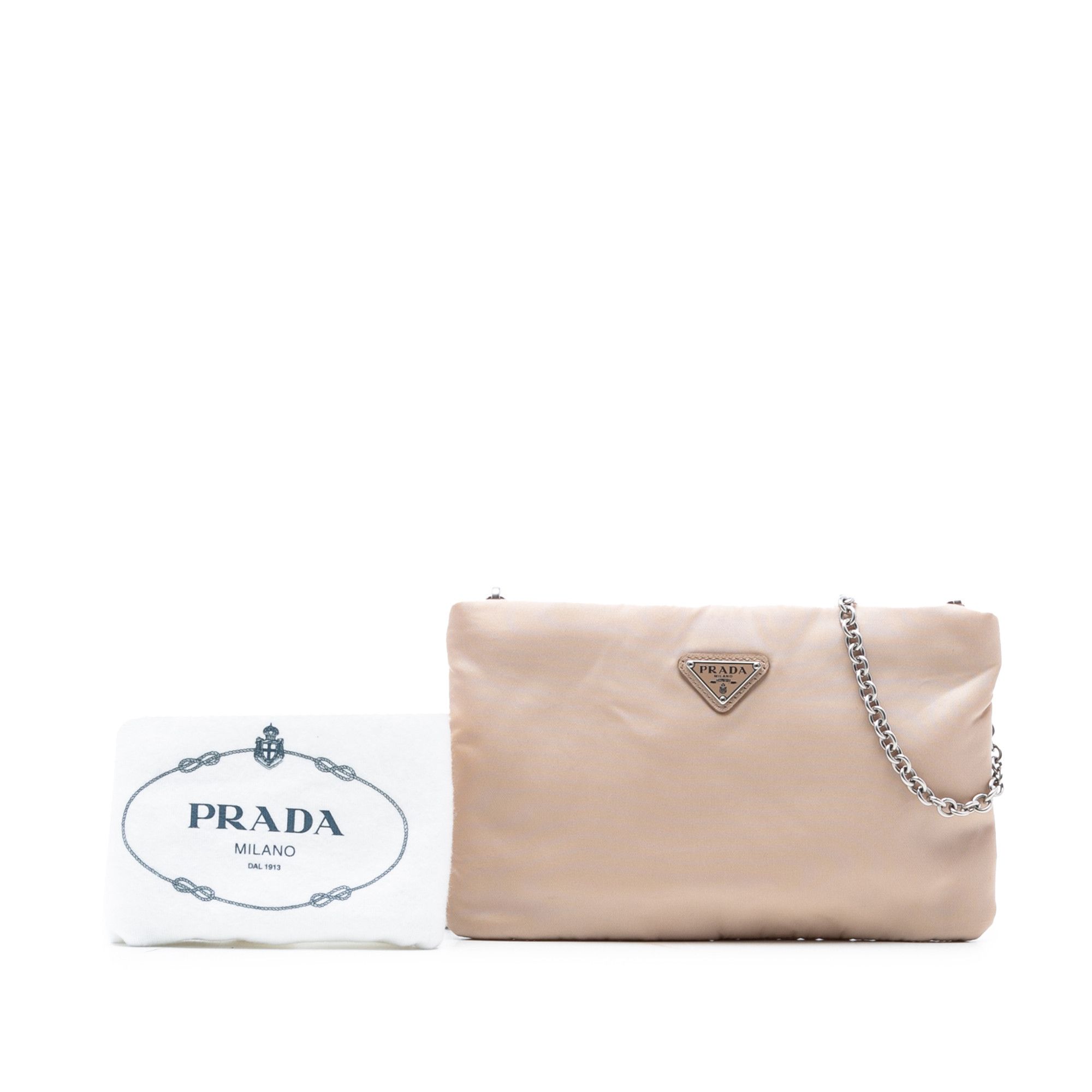 Prada Prada Tessuto Clutch with Chain Size ONE SIZE - 7 Thumbnail