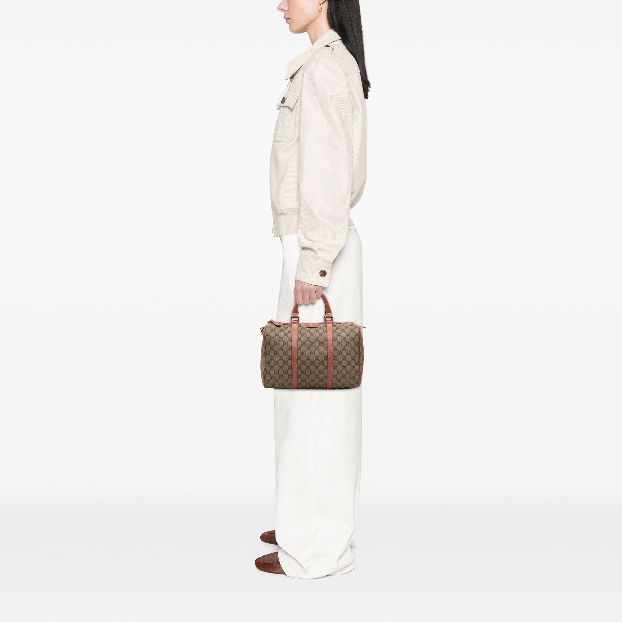 Gucci Gucci Medium GG Supreme Joy Boston Bag Size ONE SIZE - 7 Thumbnail