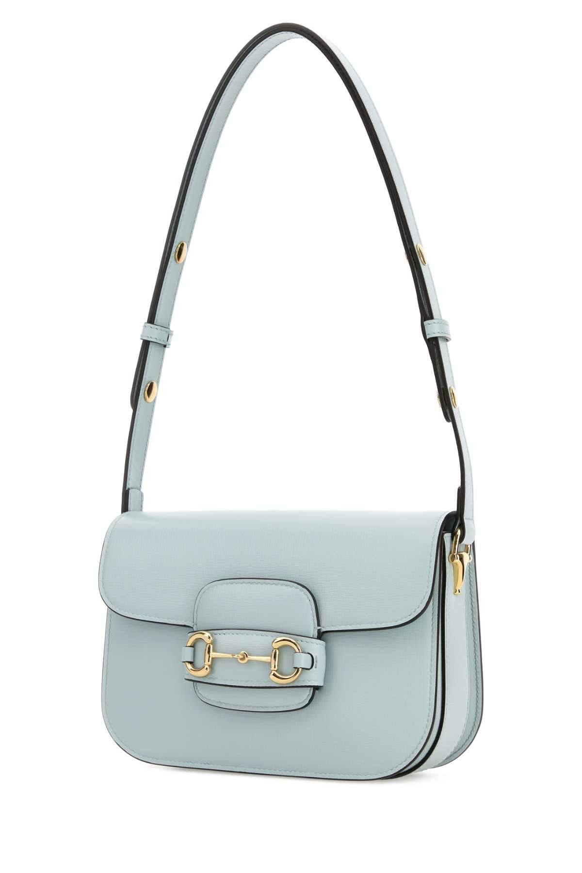 Gucci Pastel Light Blue Small Gucci Horsebit 1955 Shoulder Bag Size ONE SIZE - 2 Thumbnail