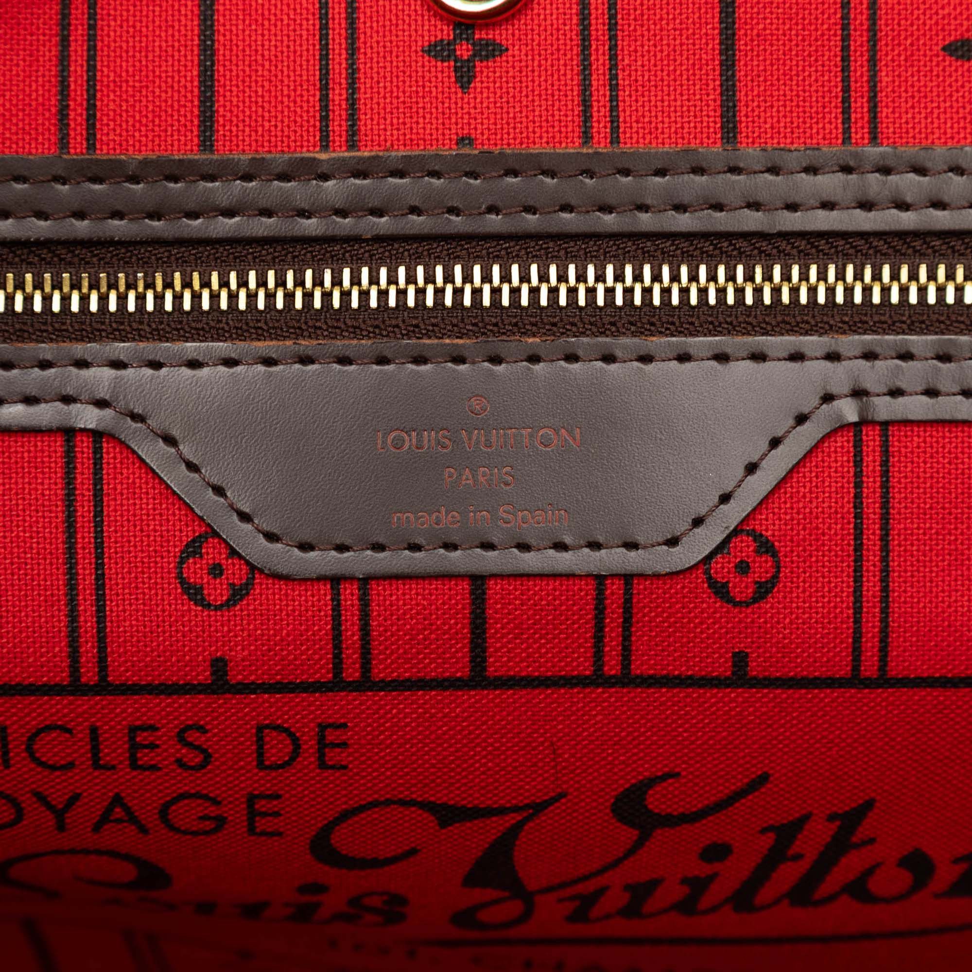 Louis Vuitton Louis Vuitton Damier Ebene Neverfull MM Size ONE SIZE - 5 Thumbnail