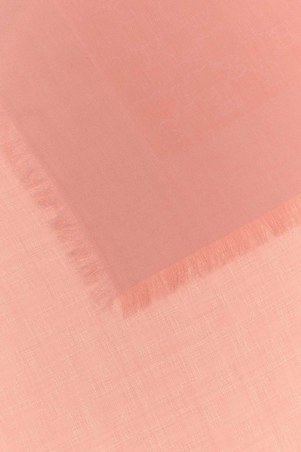 Gucci Pink Silk Blend Scarf Size ONE SIZE - 2 Thumbnail