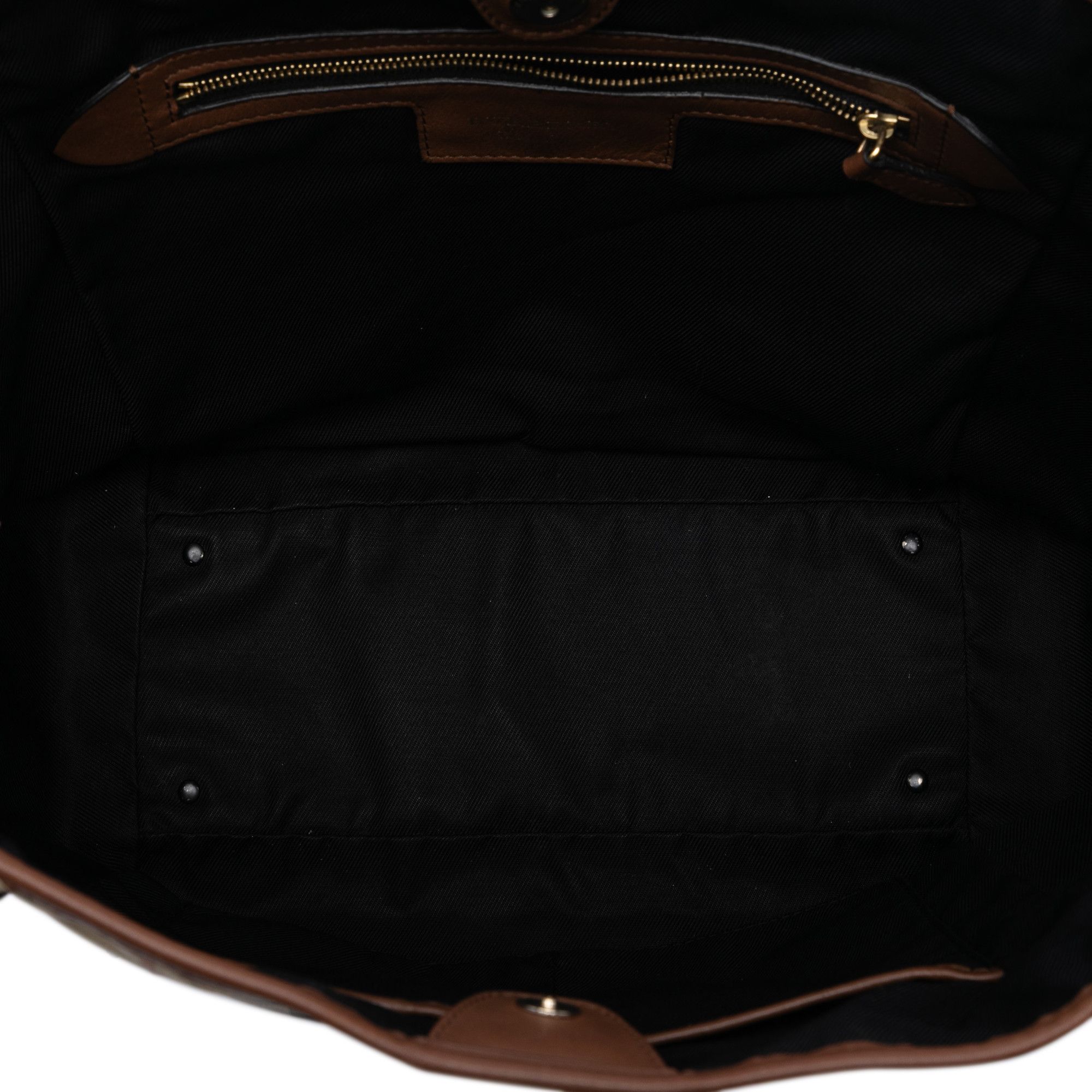 Burberry Burberry Small Haymarket Check Canvas and Leather Canterbury Tote Size ONE SIZE - 4 Thumbnail