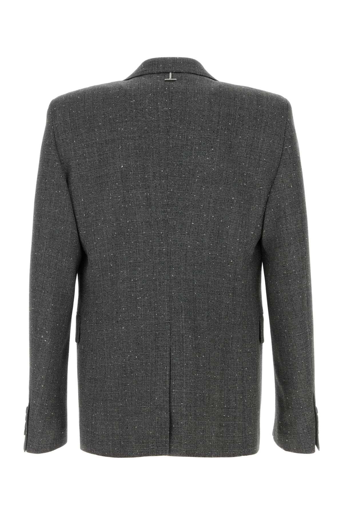 Alexander McQueen Embroidered Glencheck Blazer Size US XL / EU 56 / 4 - 2 Thumbnail