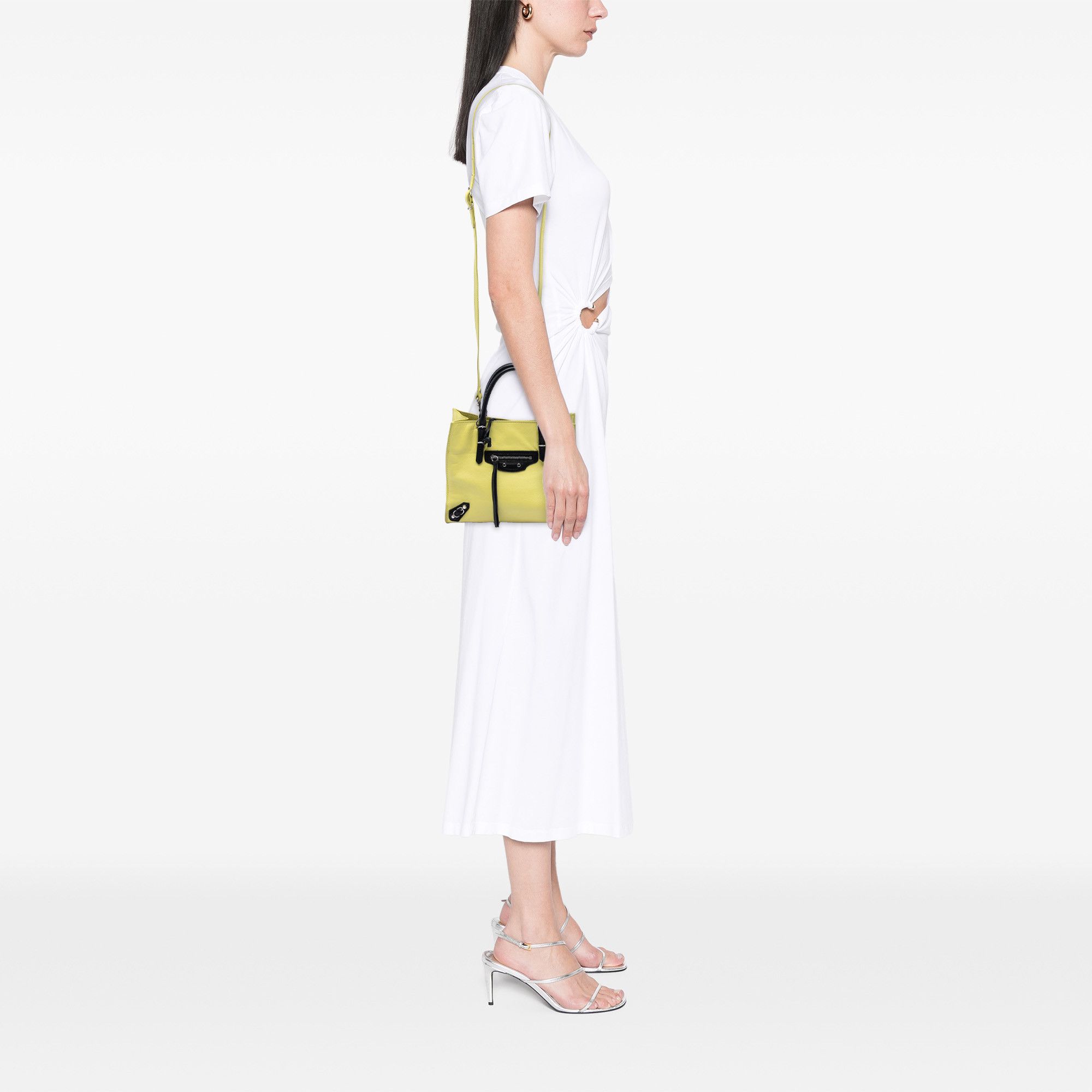 Balenciaga Balenciaga Mini Bicolor Leather Papier A4 Zip Around Tote Size ONE SIZE - 7 Thumbnail