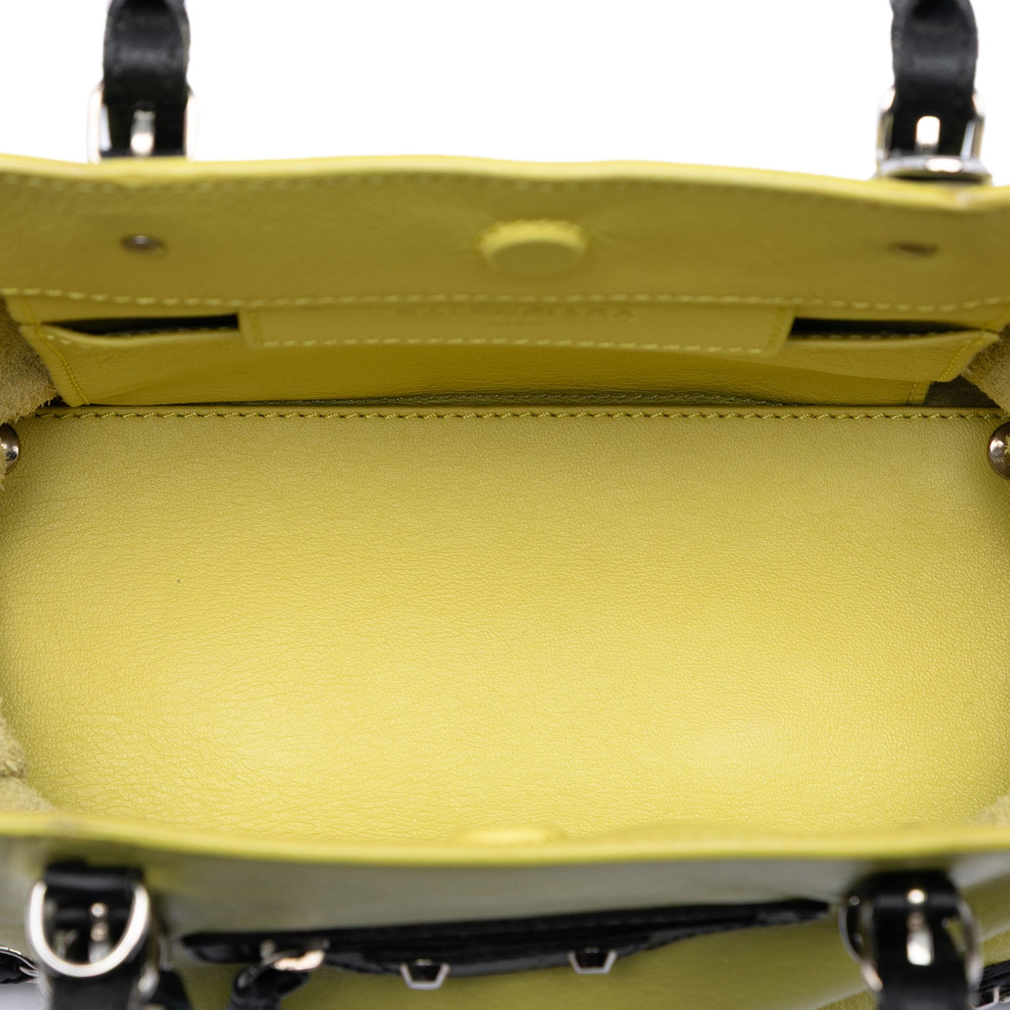 Balenciaga Balenciaga Mini Bicolor Leather Papier A4 Zip Around Tote Size ONE SIZE - 4 Thumbnail
