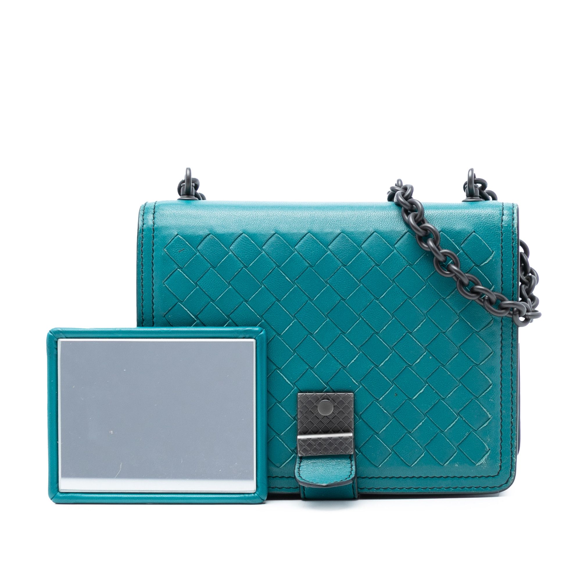 Bottega Veneta Bottega Veneta Mini Nappa Intrecciato Runway Shoulder Bag Size ONE SIZE - 8 Thumbnail