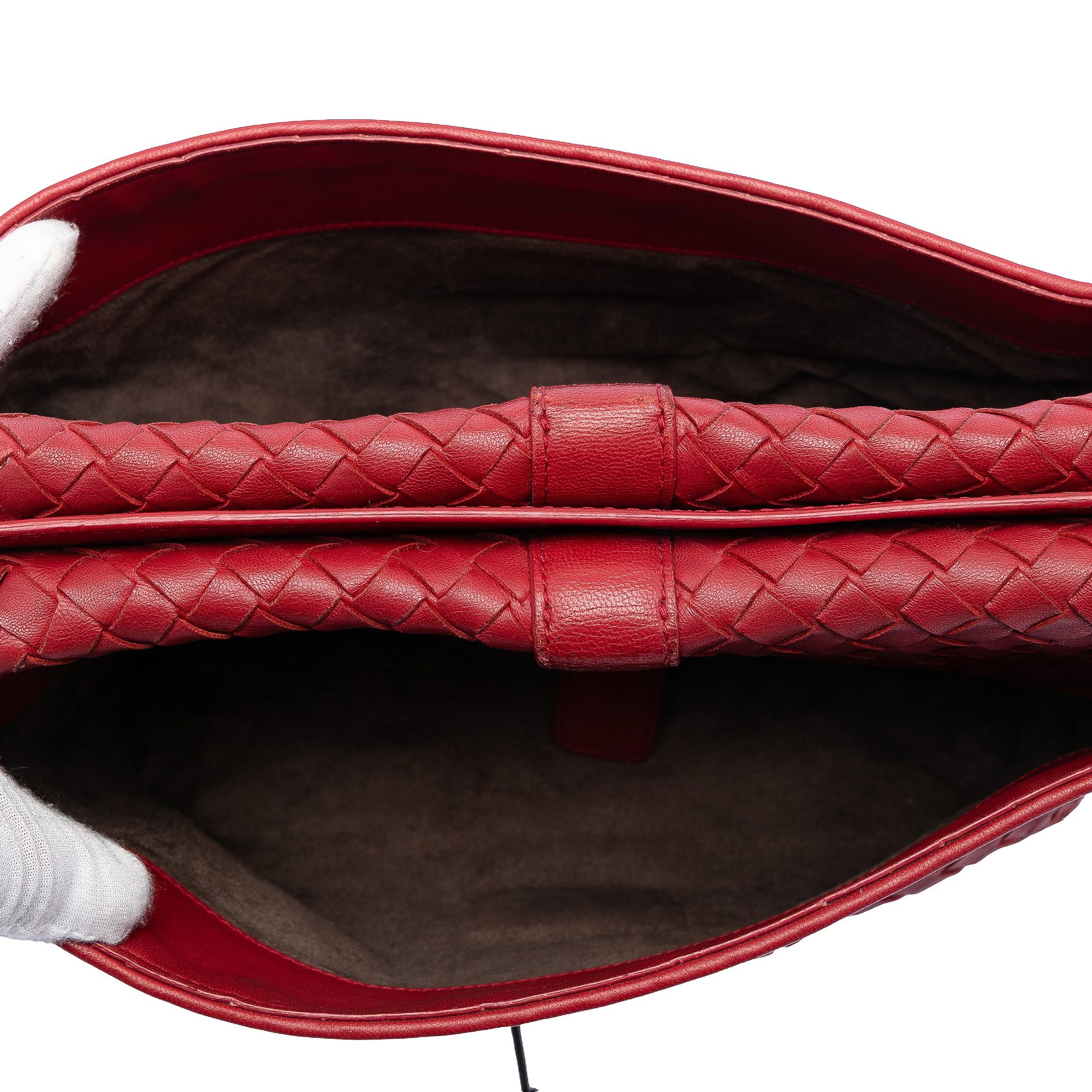 Bottega Veneta Bottega Veneta Nappa Intrecciato Double Sided Flap Messenger Bag Size ONE SIZE - 4 Thumbnail