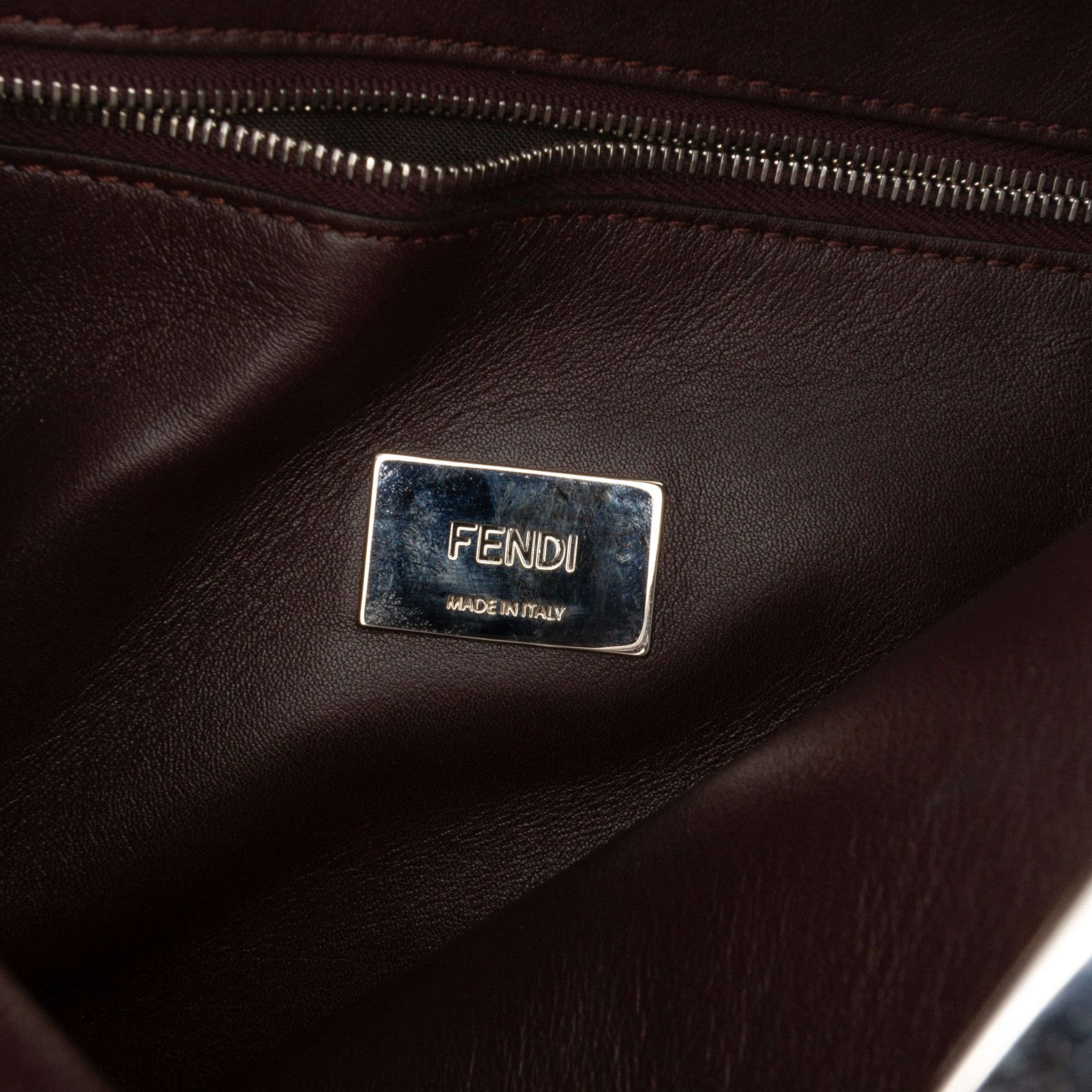 Fendi Fendi Leather Peekaboo Clutch Crossbody Size ONE SIZE - 6 Thumbnail