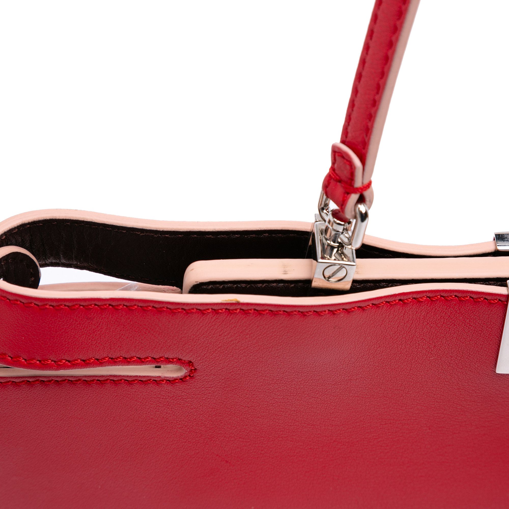 Fendi Fendi Leather Peekaboo Clutch Crossbody Size ONE SIZE - 10 Thumbnail