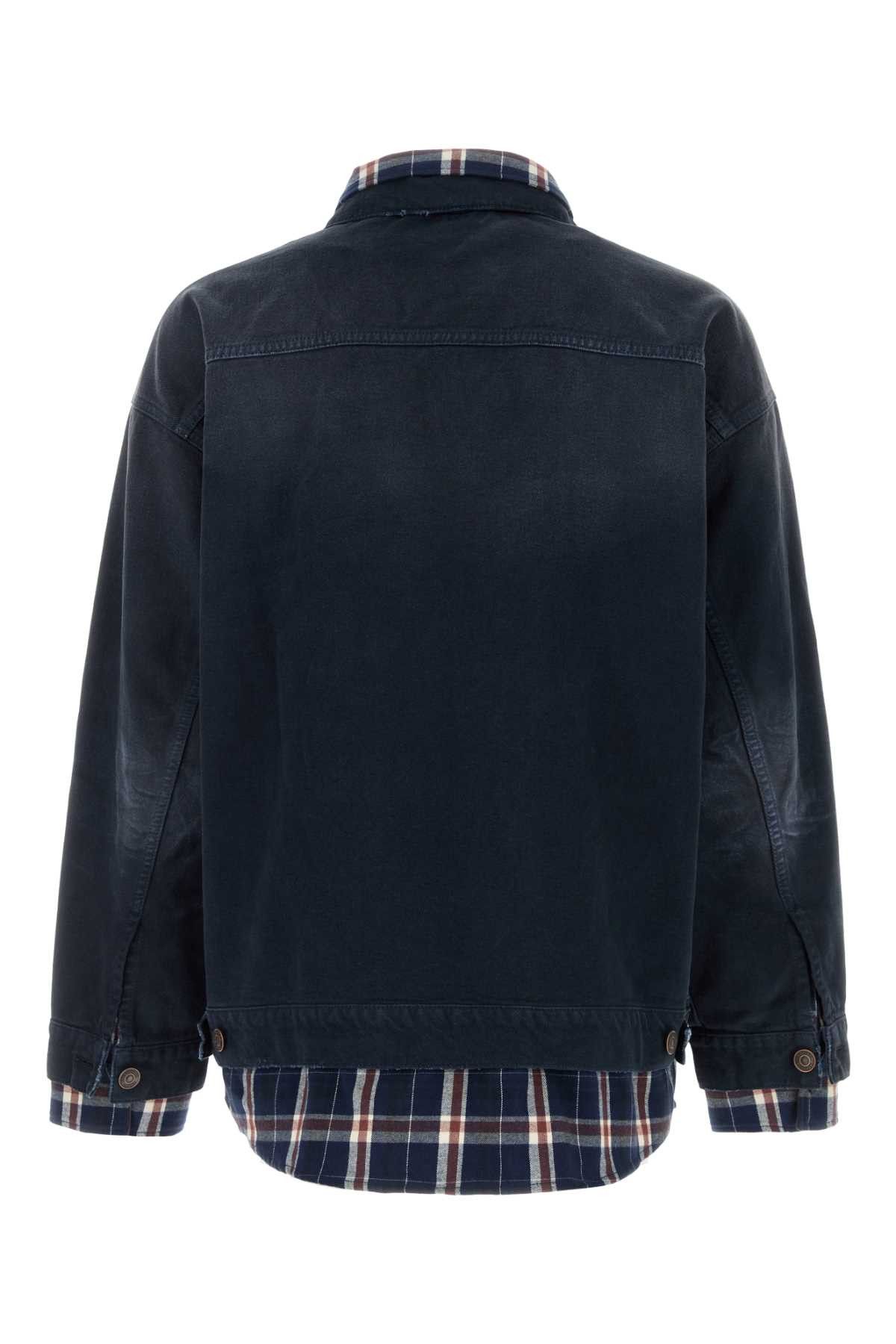Balenciaga Dark Blue Denim Jacket Size US M / EU 48-50 / 2 - 2 Thumbnail