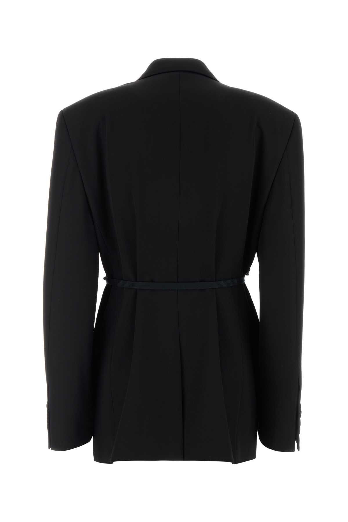 Black Wool Oversize Blazer