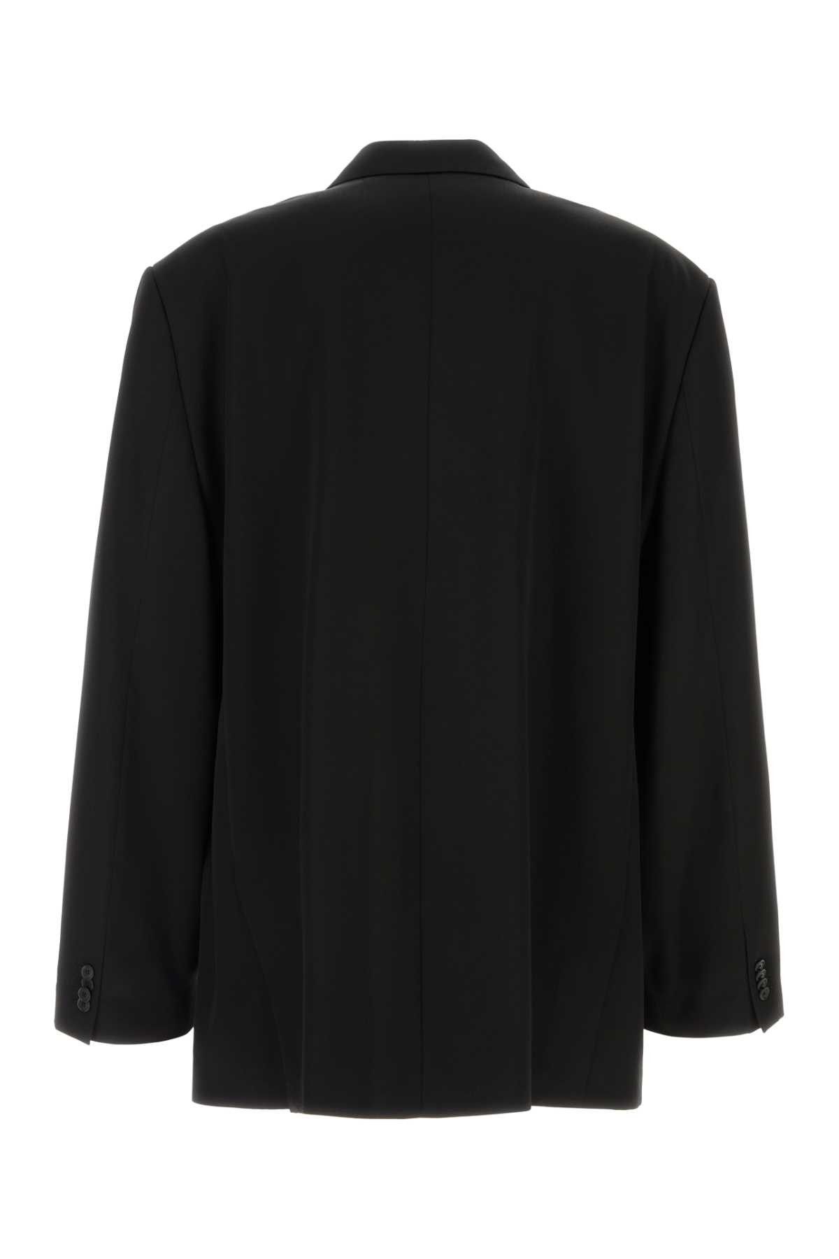 Balenciaga Black Wool Oversize Blazer Size US S / EU 44-46 / 1 - 2 Thumbnail
