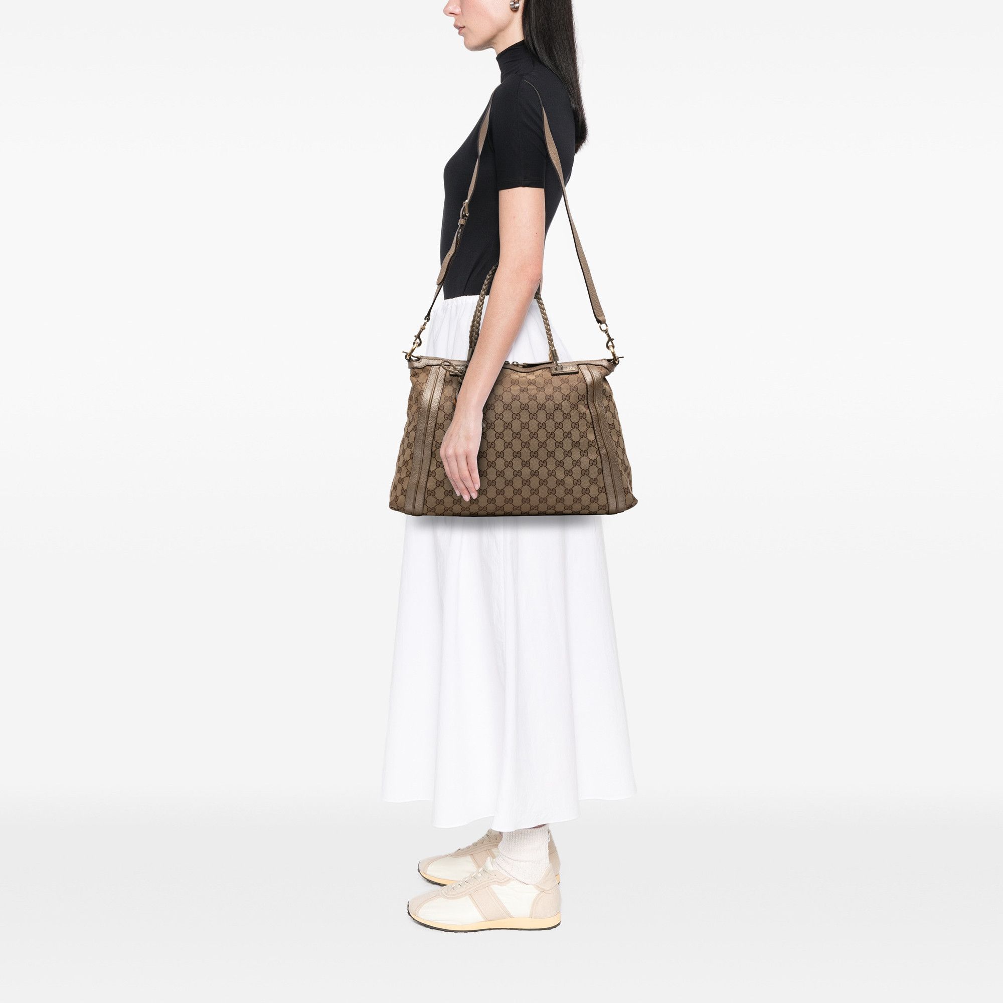 Gucci Gucci GG Canvas Bella Convertible Tote Size ONE SIZE - 13 Thumbnail