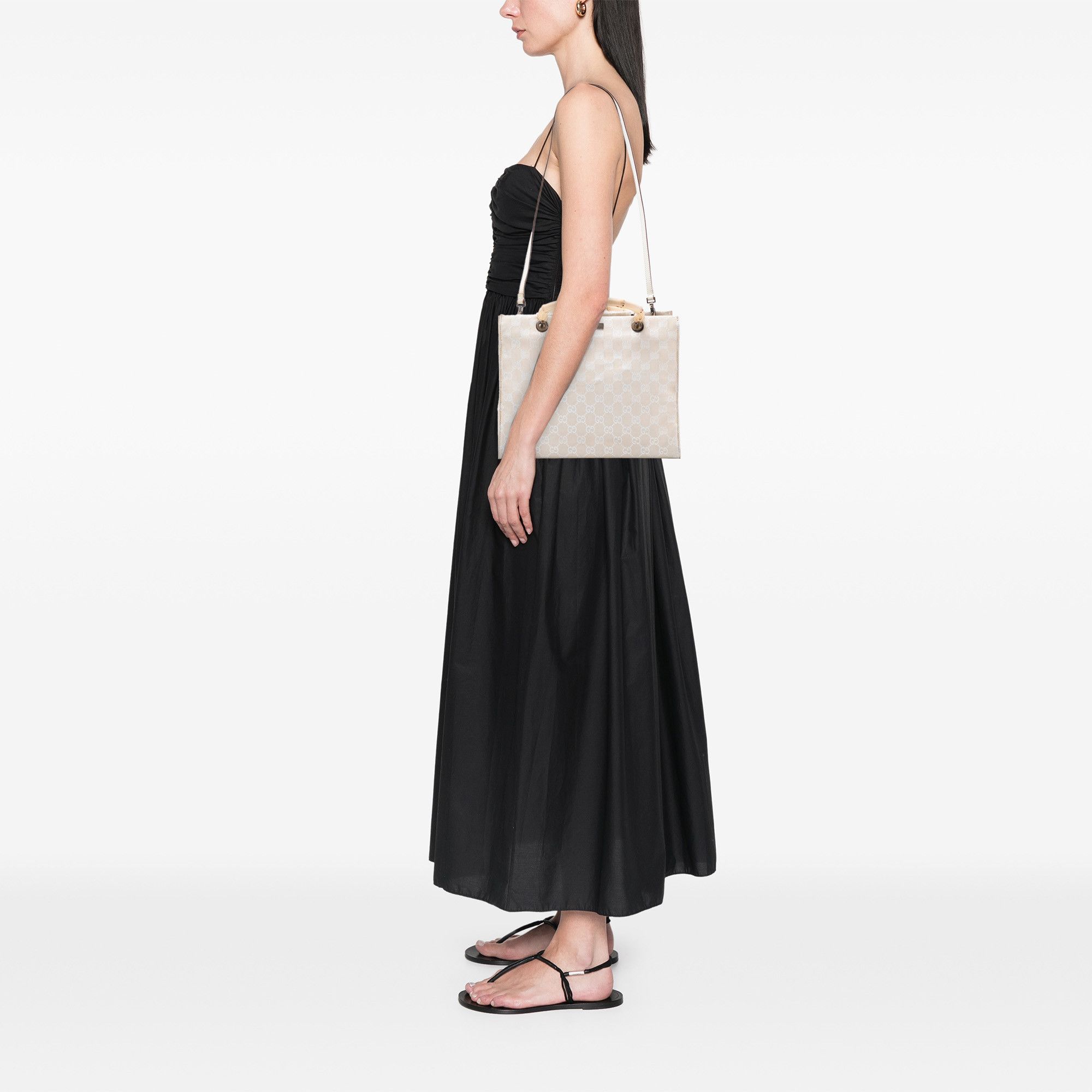 Gucci Gucci GG Canvas Bamboo Satchel Size ONE SIZE - 7 Thumbnail
