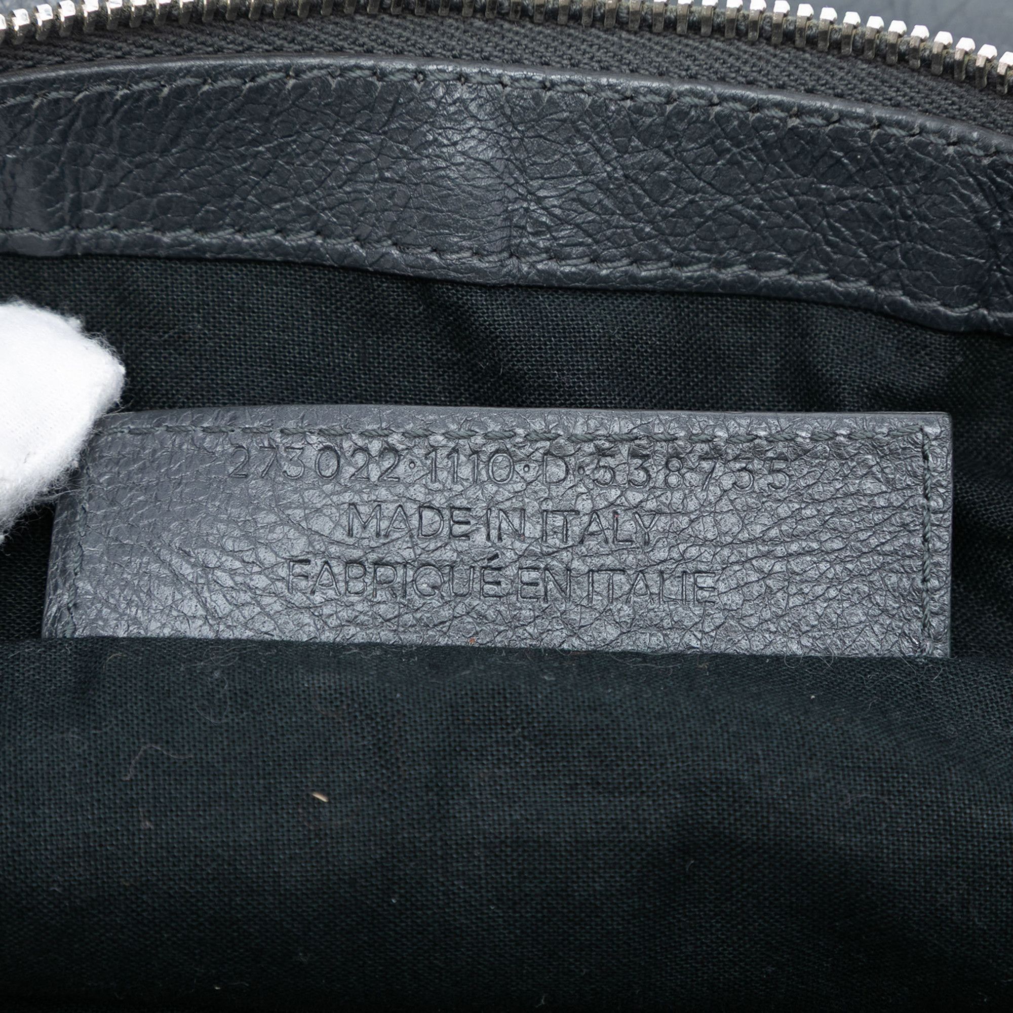 Balenciaga Balenciaga Lambskin Motocross Classic Clip M Clutch Size ONE SIZE - 5 Thumbnail