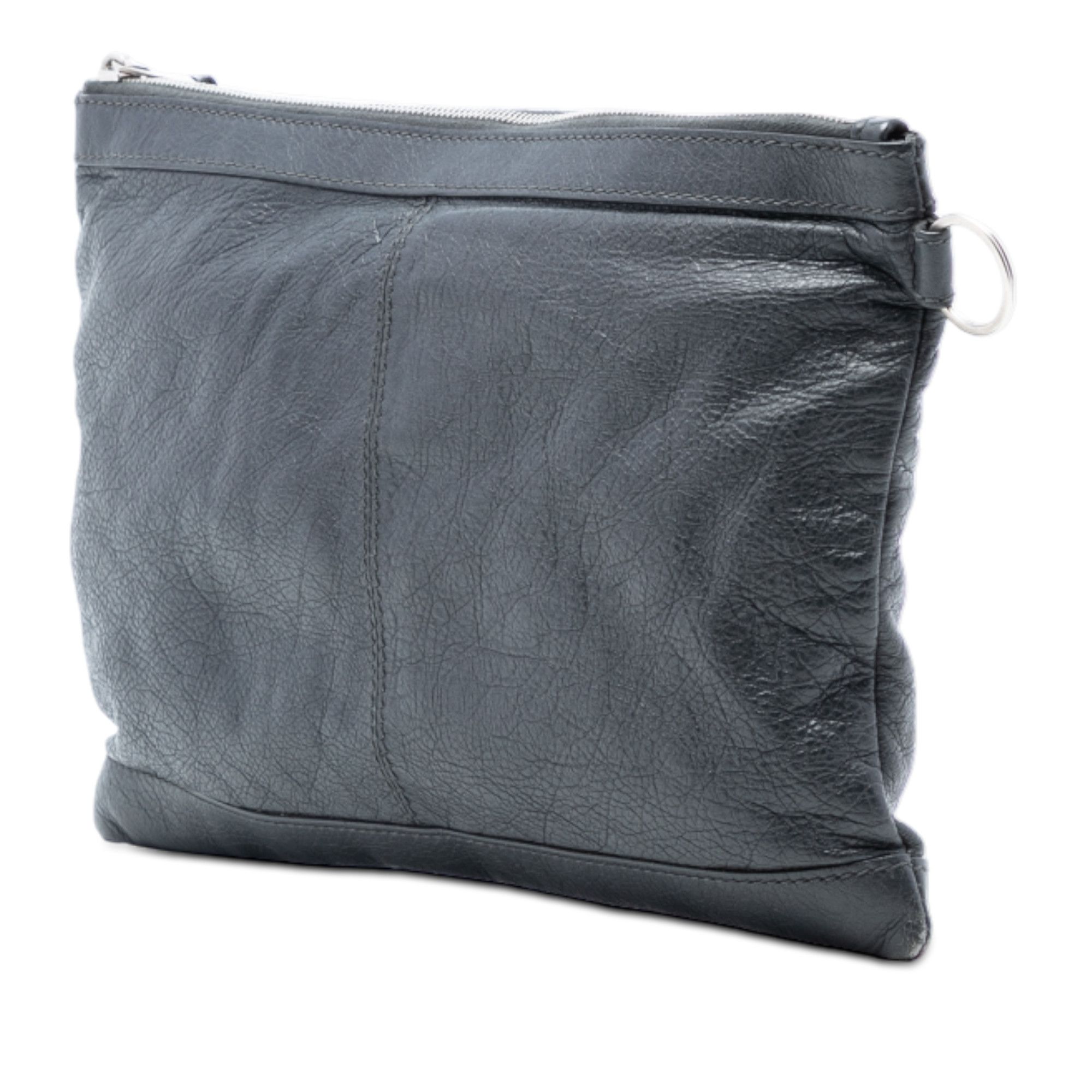 Balenciaga Balenciaga Lambskin Motocross Classic Clip M Clutch Size ONE SIZE - 2 Thumbnail
