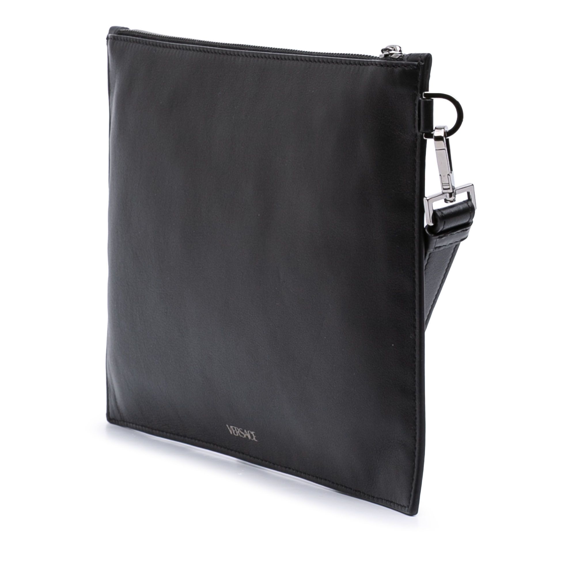 Versace Versace Crystal Embellished Leather Clutch Size ONE SIZE - 2 Thumbnail