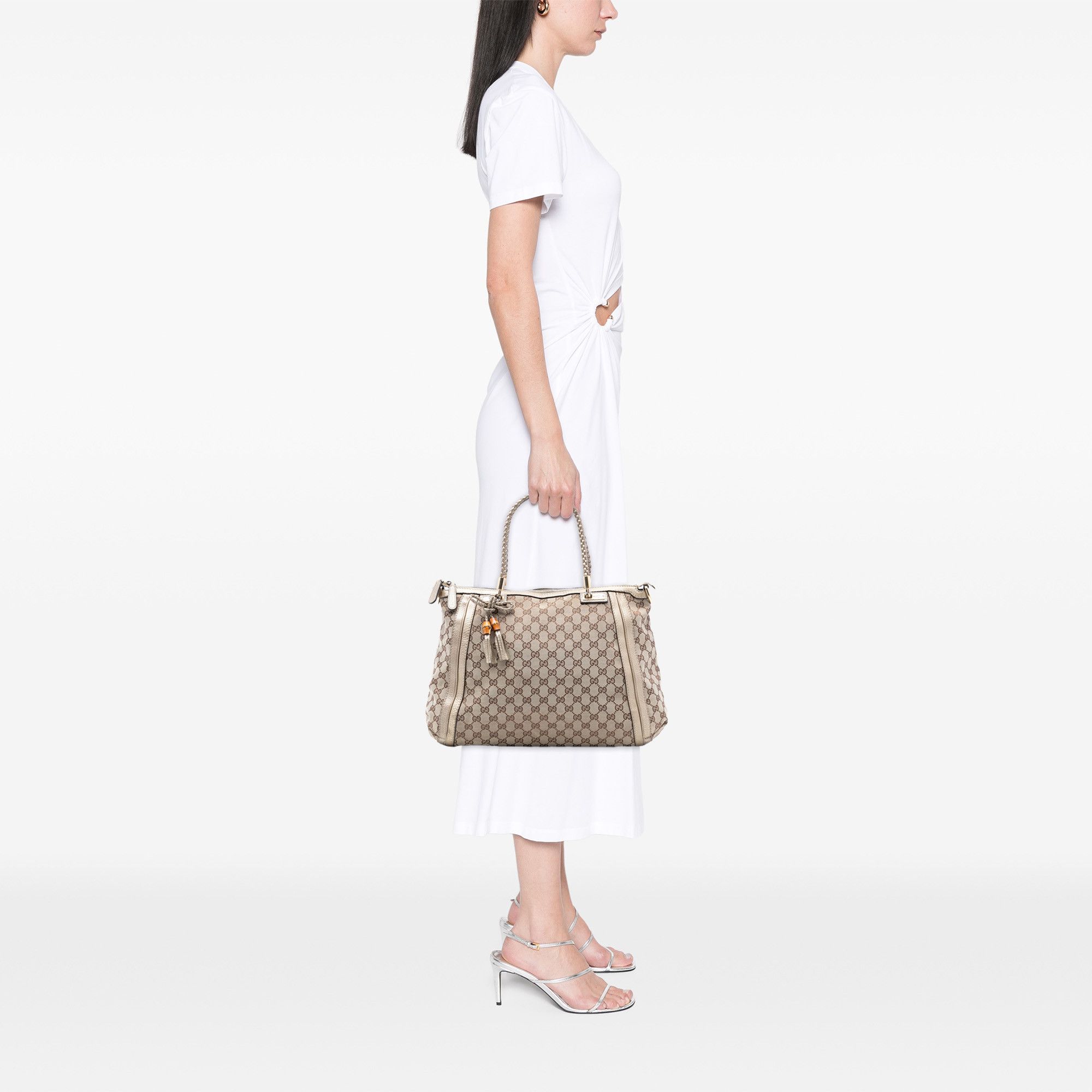 Gucci Gucci GG Canvas Bella Convertible Tote Size ONE SIZE - 7 Thumbnail