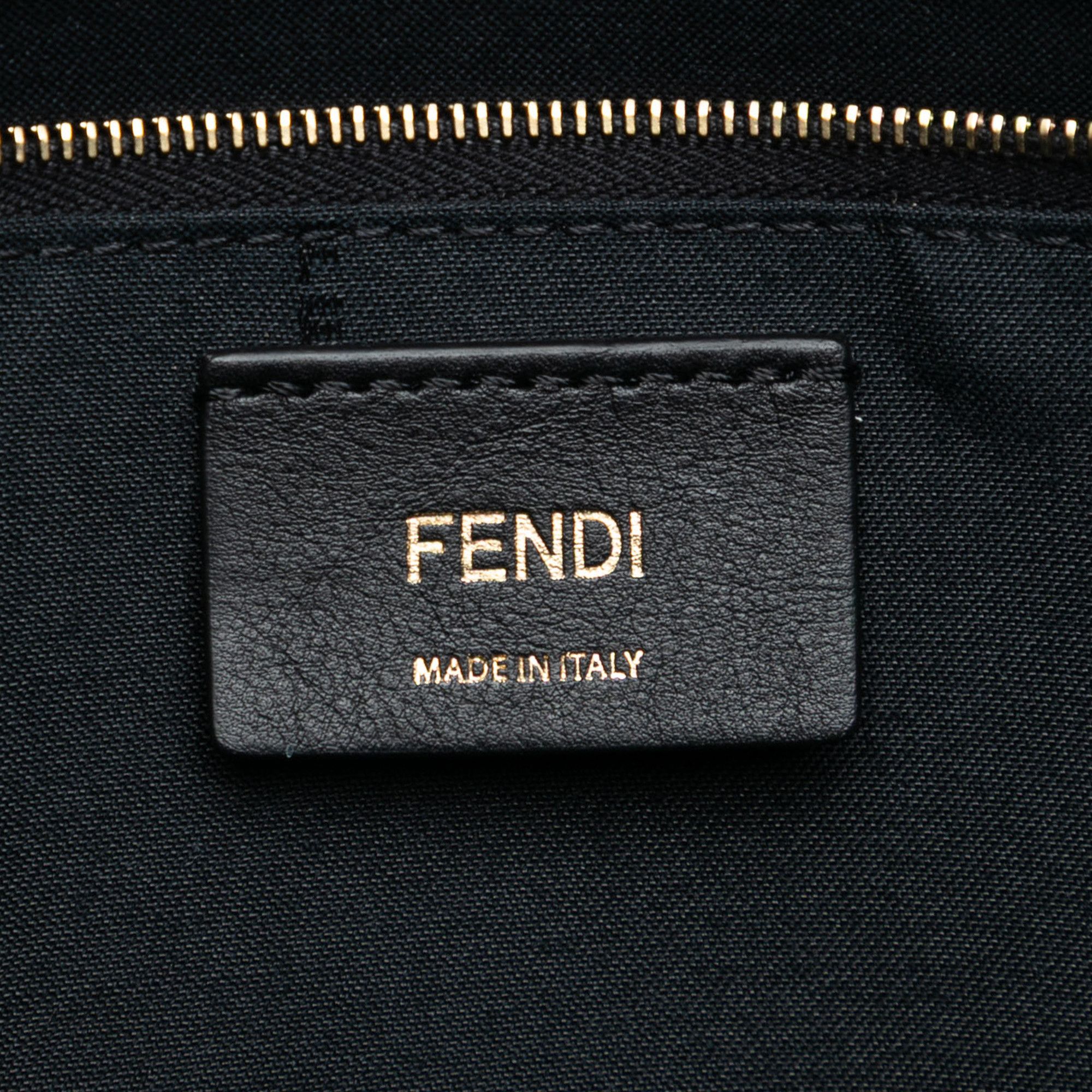 Fendi Fendi Joshua Vides Zucca Coated Canvas Cloudy Shopper Satchel Size ONE SIZE - 5 Thumbnail