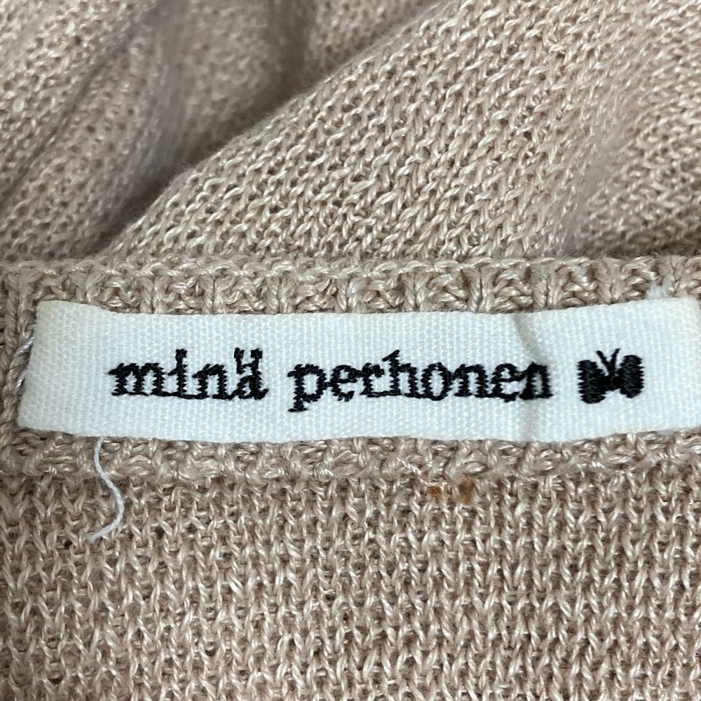 mina perhonen Mina Perhonen mina perhonen nostalgia Linen Knit Cardigan Textile Tops DUTY FREE for USA Size ONE SIZE - 4 Thumbnail