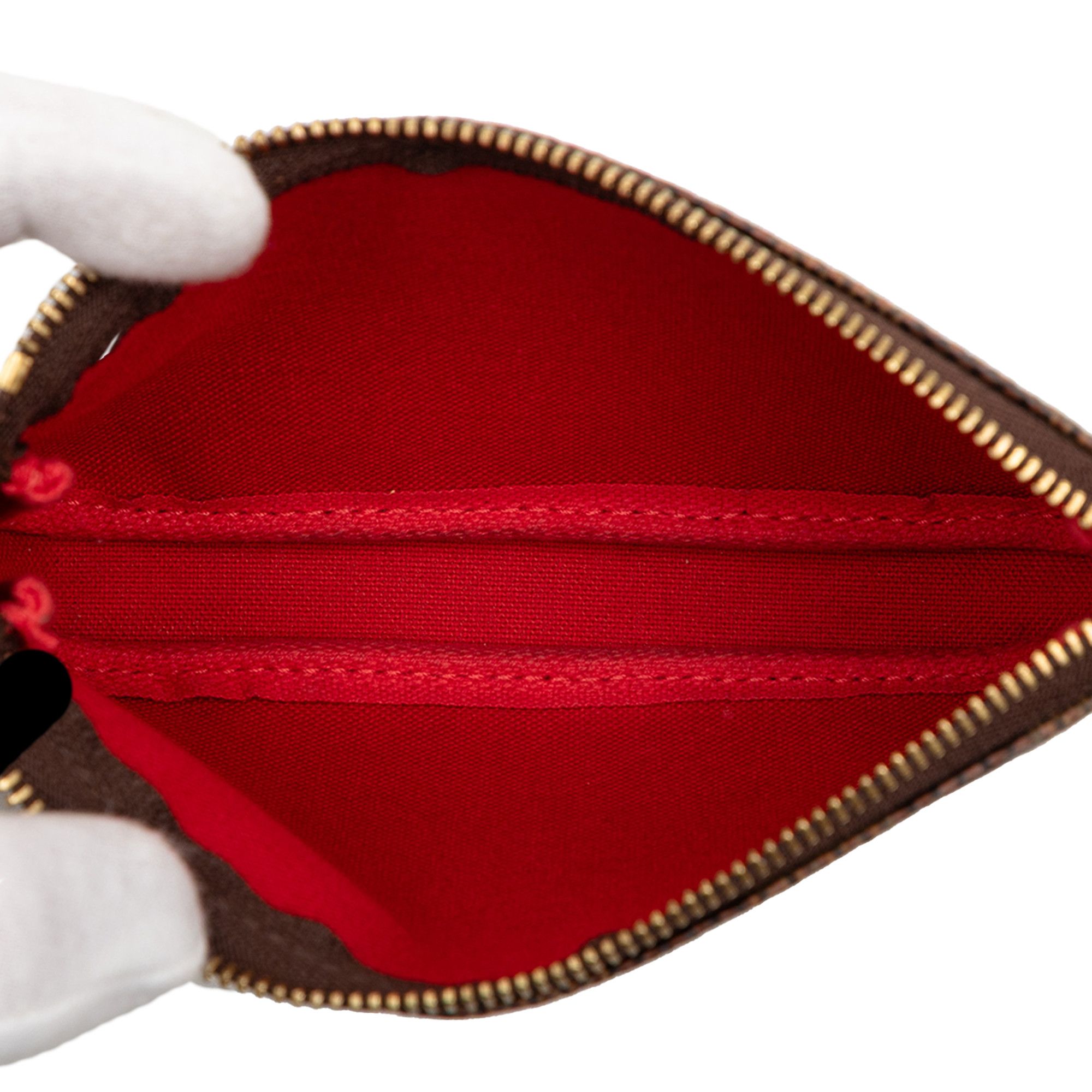 Louis Vuitton Louis Vuitton Damier Ebene Mini Pochette Accessoires Size ONE SIZE - 4 Thumbnail