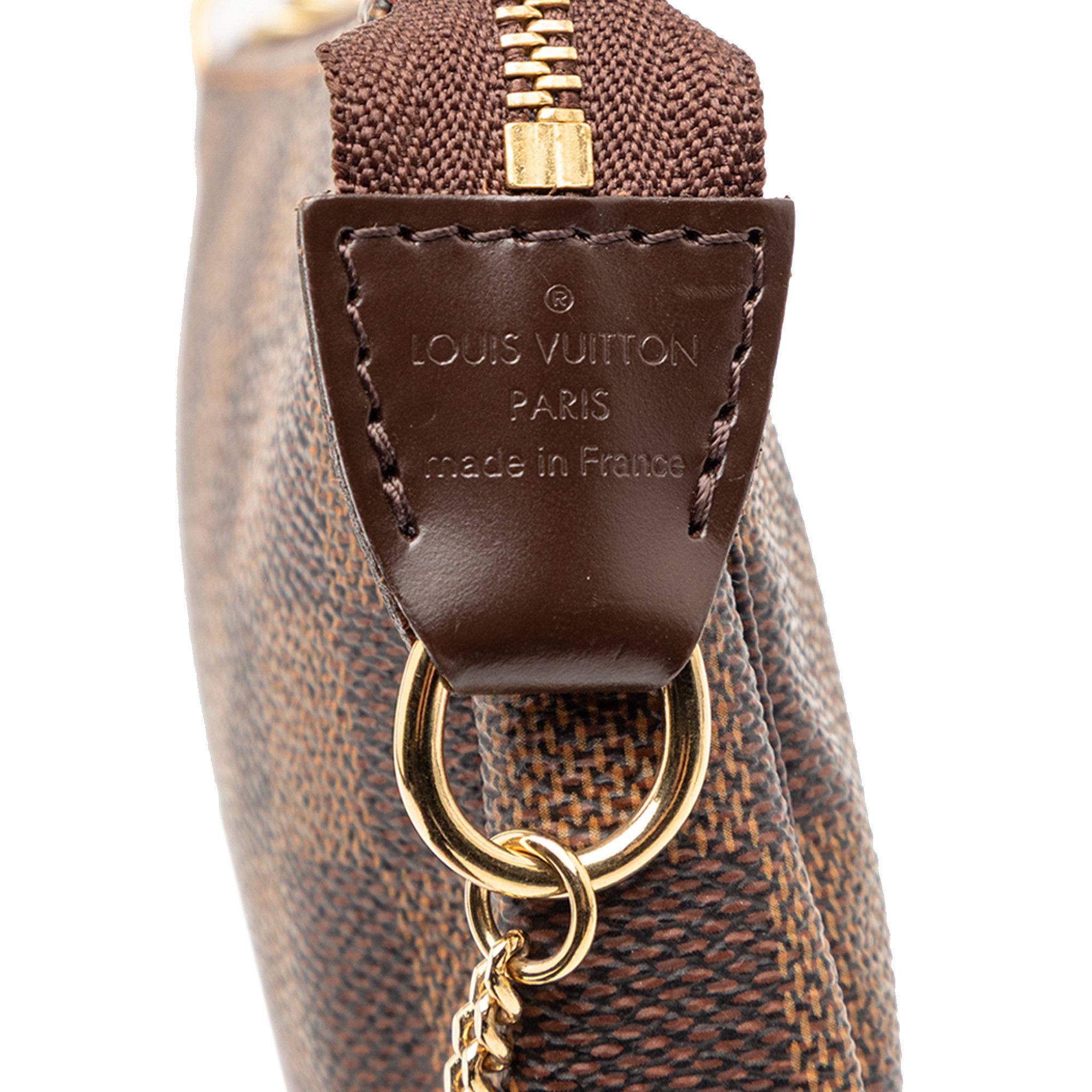 Louis Vuitton Louis Vuitton Damier Ebene Mini Pochette Accessoires Size ONE SIZE - 6 Thumbnail