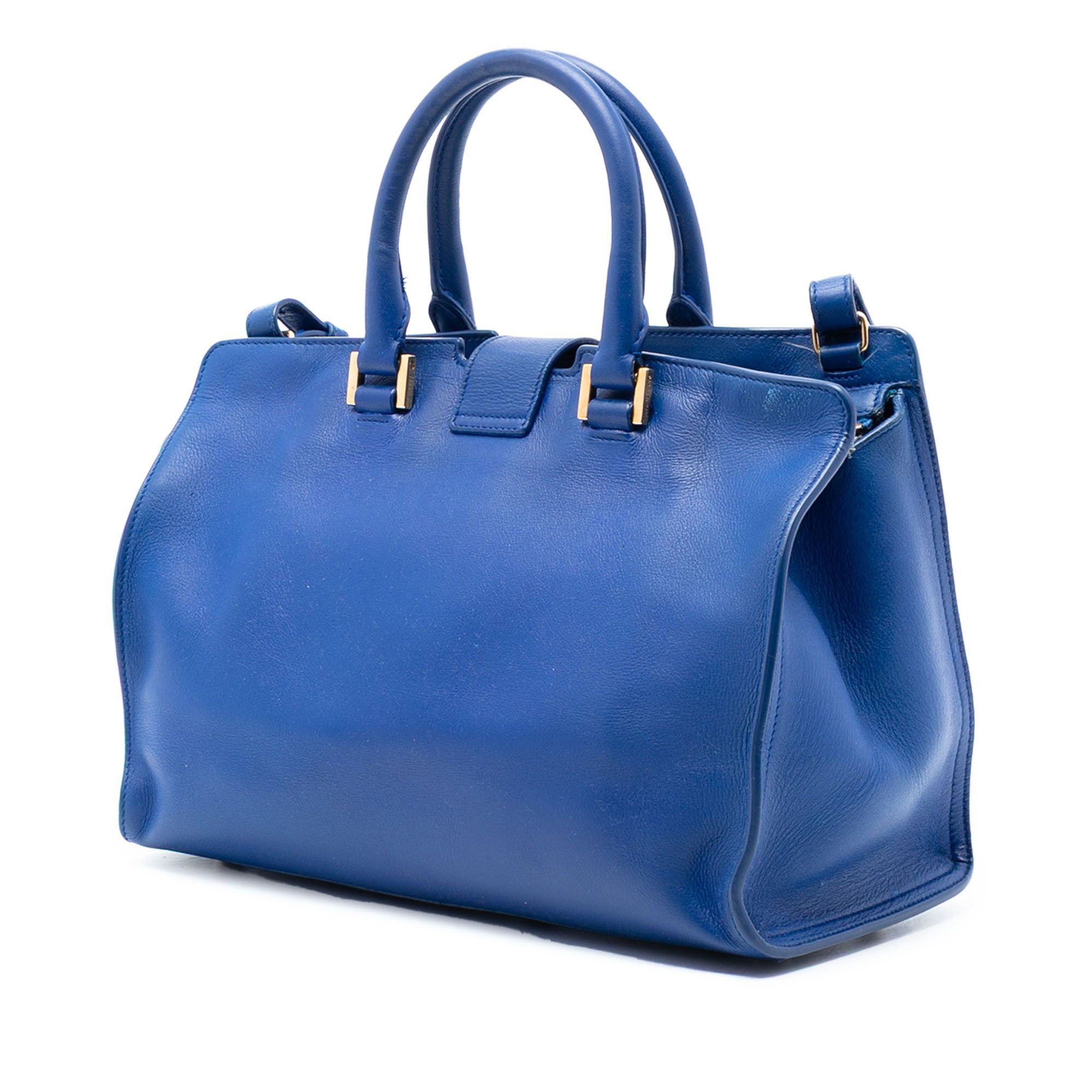 Yves Saint Laurent Yves Saint Laurent Small Calfskin Cabas Chyc Satchel Size ONE SIZE - 2 Thumbnail