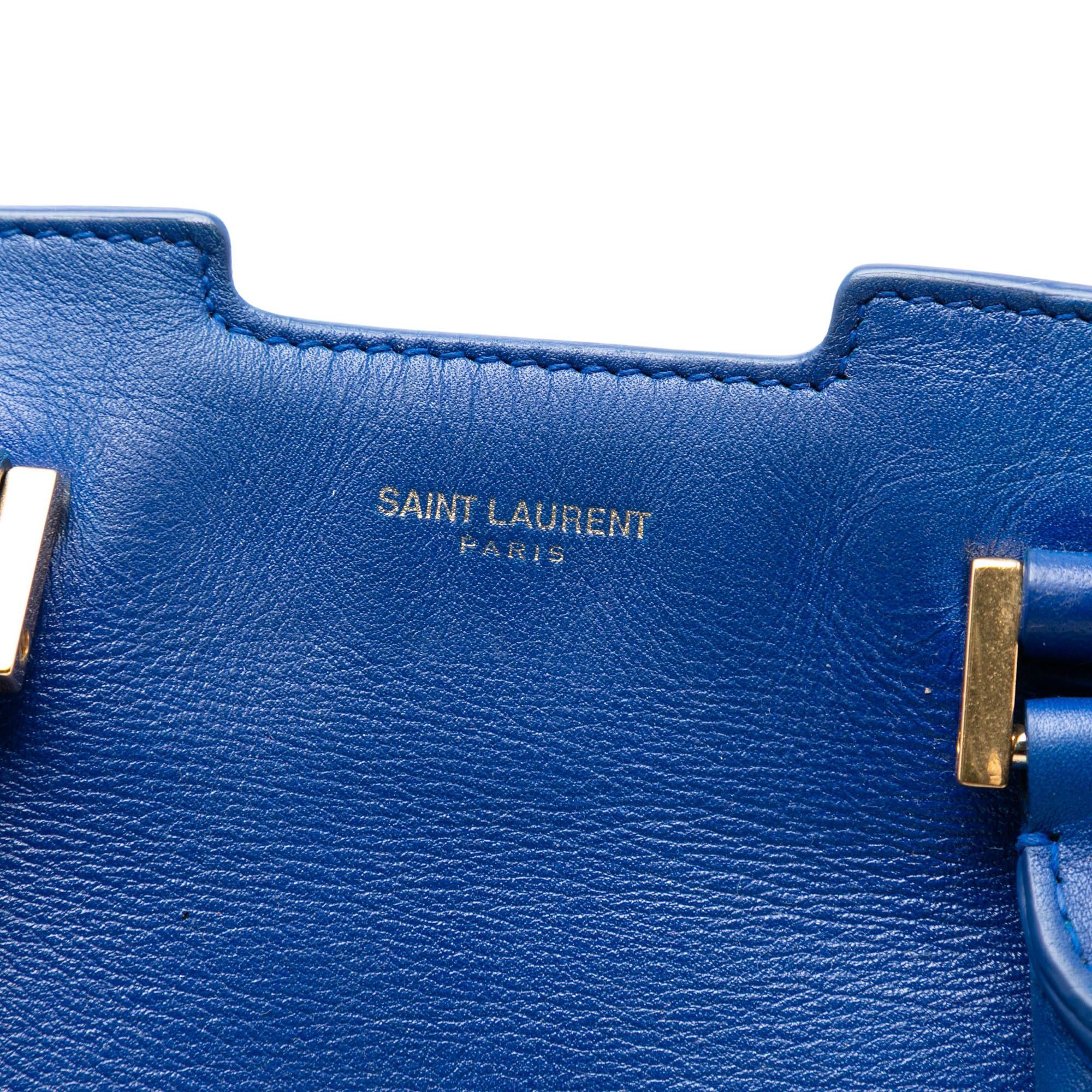 Yves Saint Laurent Yves Saint Laurent Small Calfskin Cabas Chyc Satchel Size ONE SIZE - 5 Thumbnail