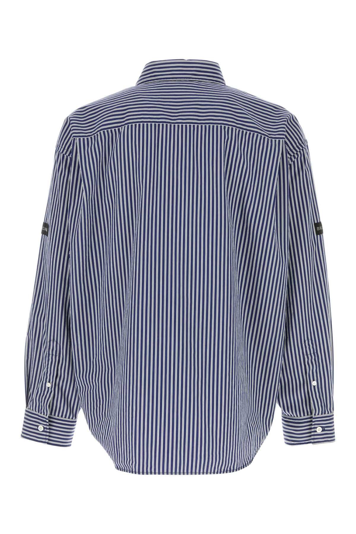 Balenciaga Embroidered Poplin Shirt Size US S / EU 44-46 / 1 - 2 Thumbnail